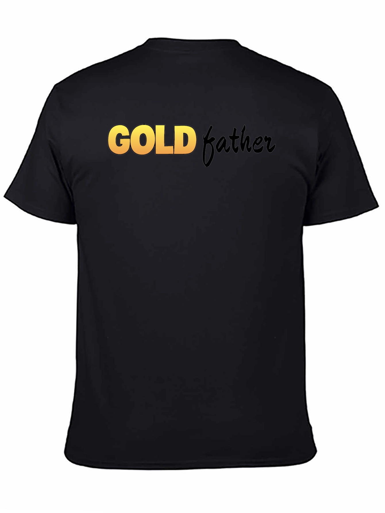 Goldfather Black T-Shirt - Stylish Graphic Tee