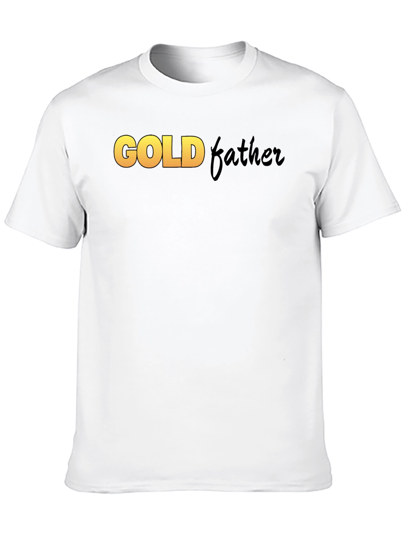Goldfather Black T-Shirt - Stylish Graphic Tee