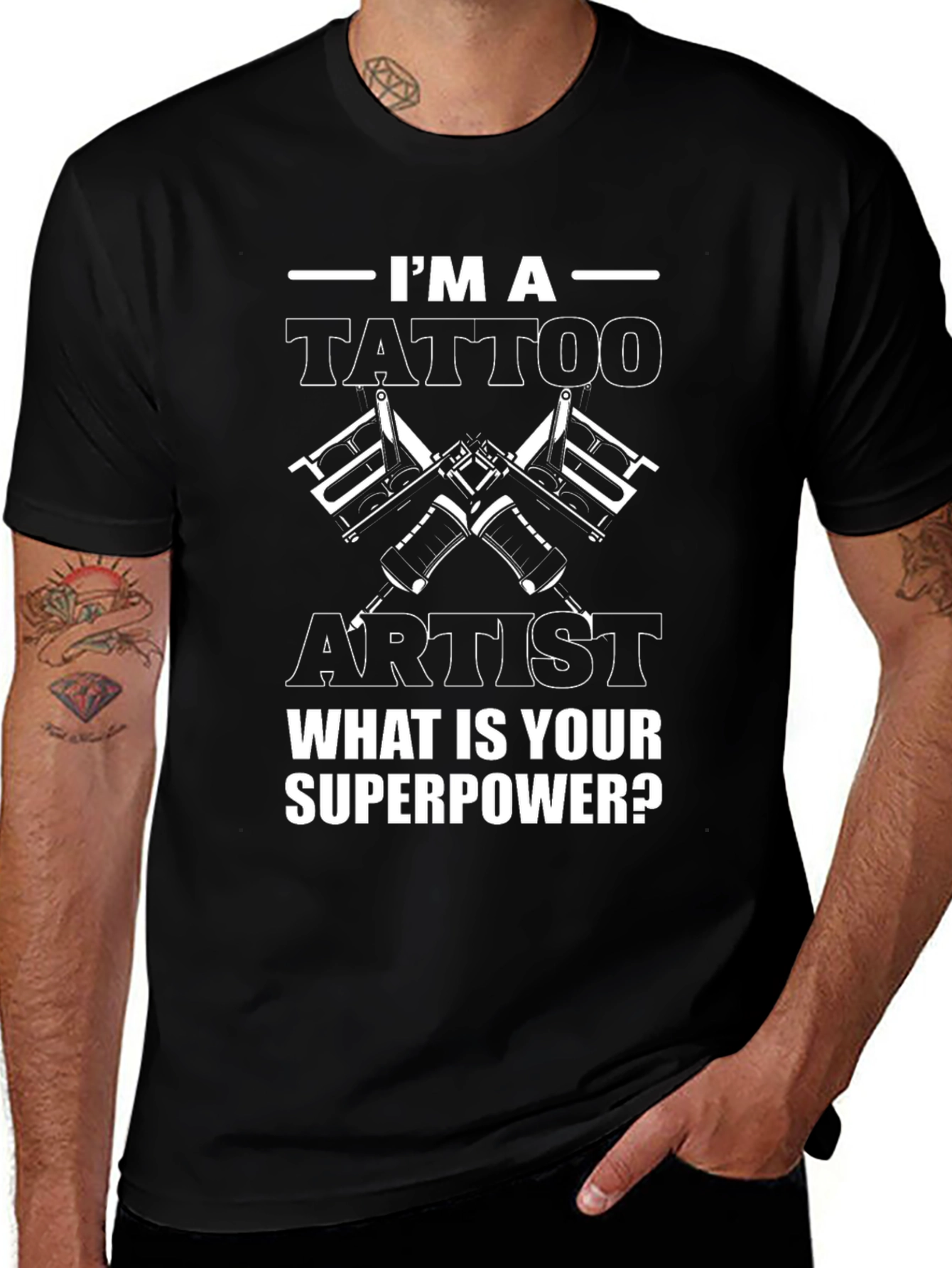 Tattoo Artist Superpower Graphic Tee