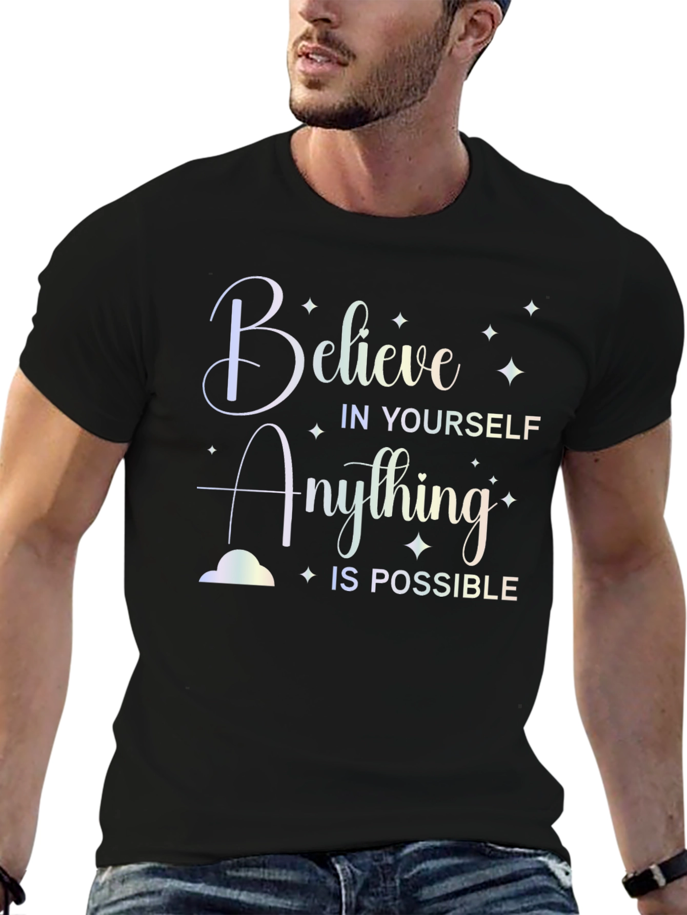 Believe in Yourself Graphic Tee - Inspirational Shirt