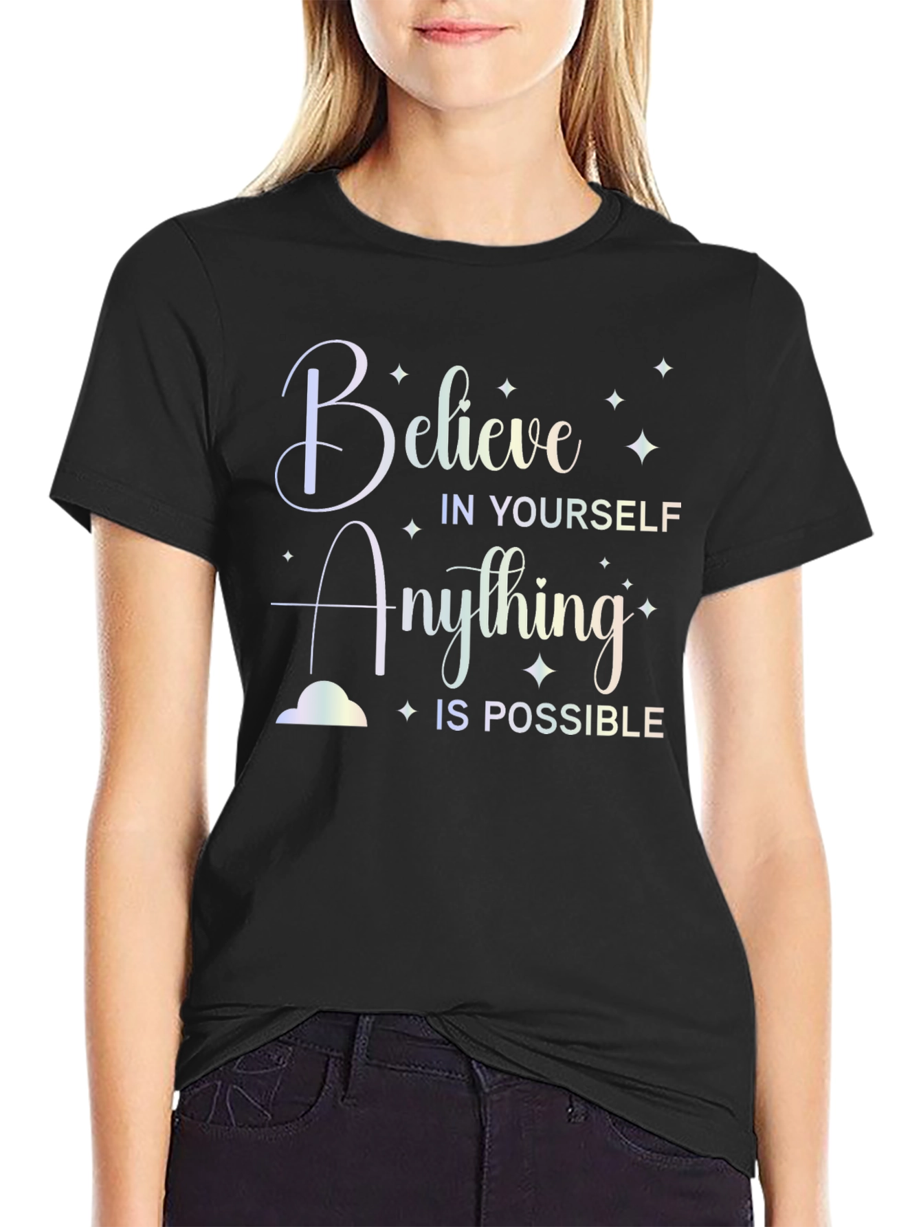 Believe in Yourself Graphic Tee - Inspirational Shirt