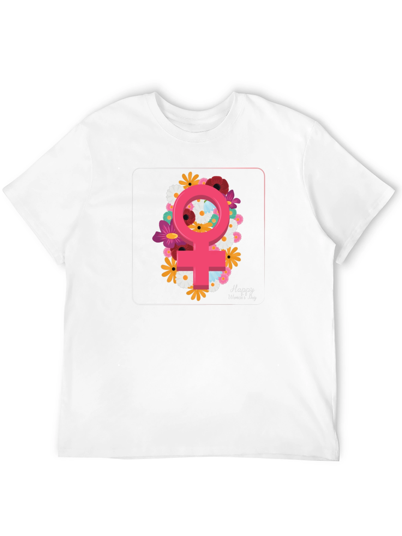 Floral Womans Day T-Shirt - Graphic Tee