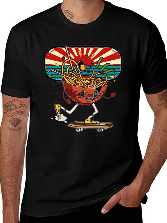 Ramen Skateboarder Graphic Tee