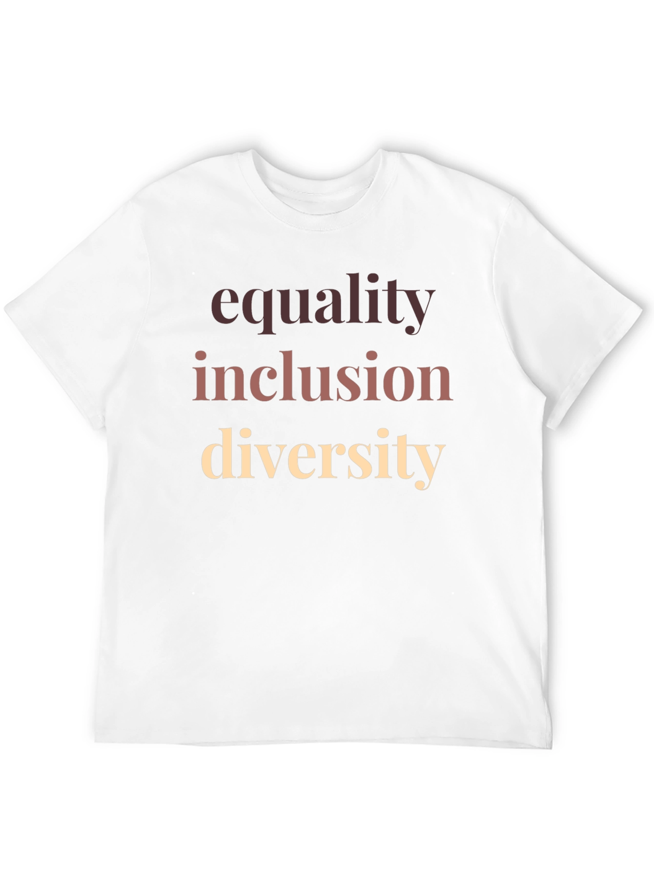 Equality Inclusion Diversity Graphic Tee