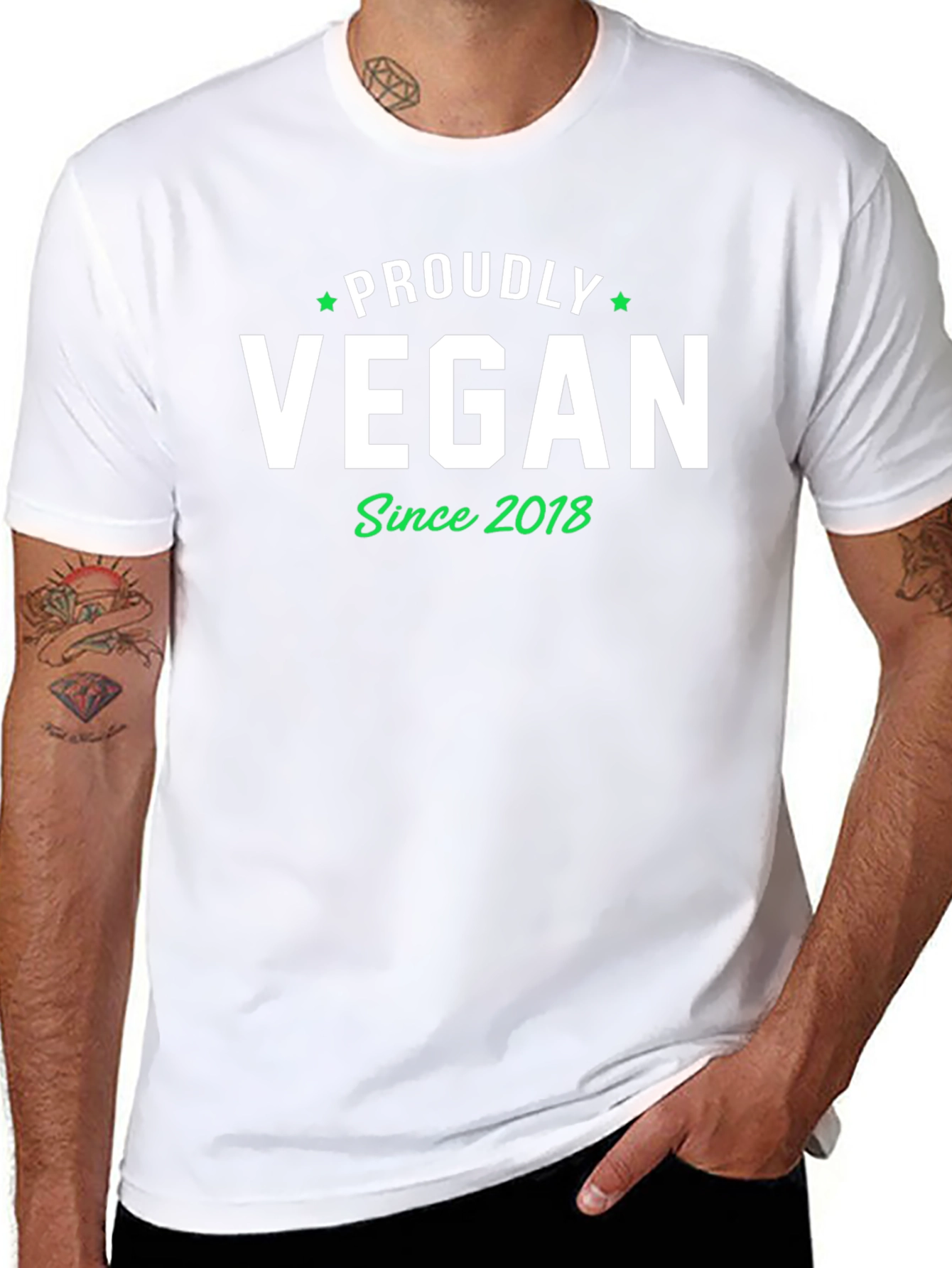 Proudly Vegan Since 2018 T-Shirt