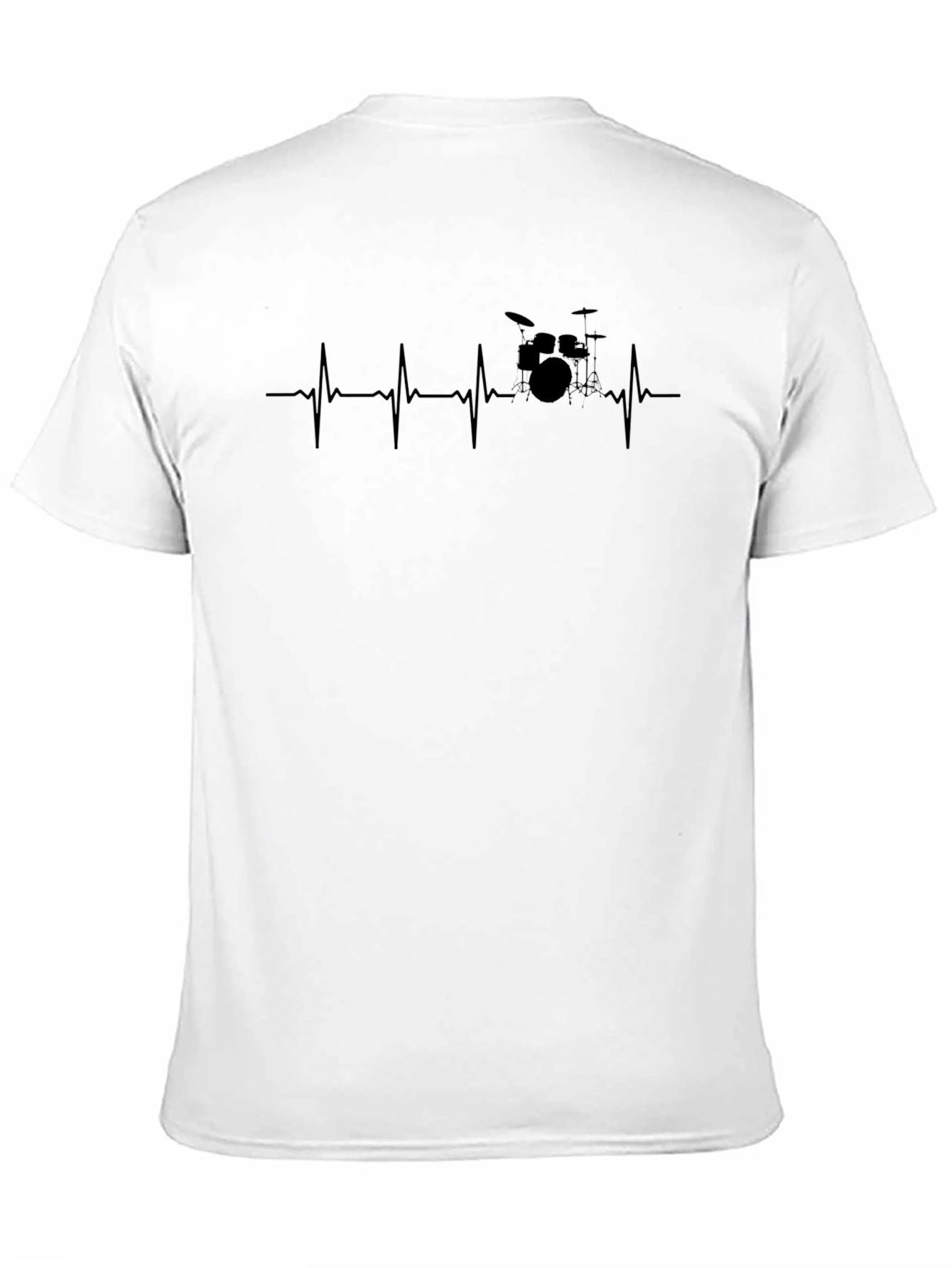 Drumbeat Heartbeat Graphic T-Shirt - Musician Gift