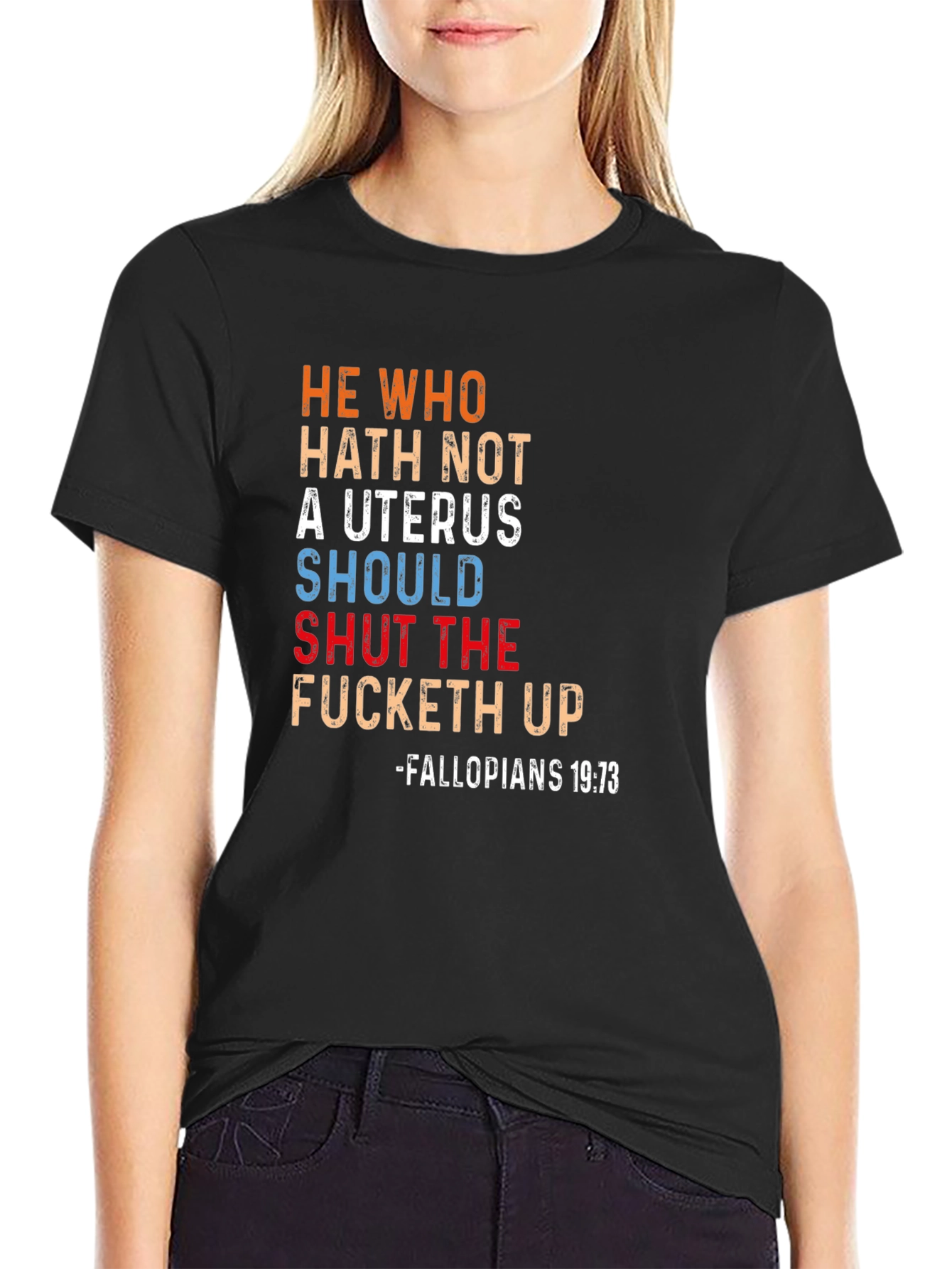He Who Hath Not A Uterus T-Shirt