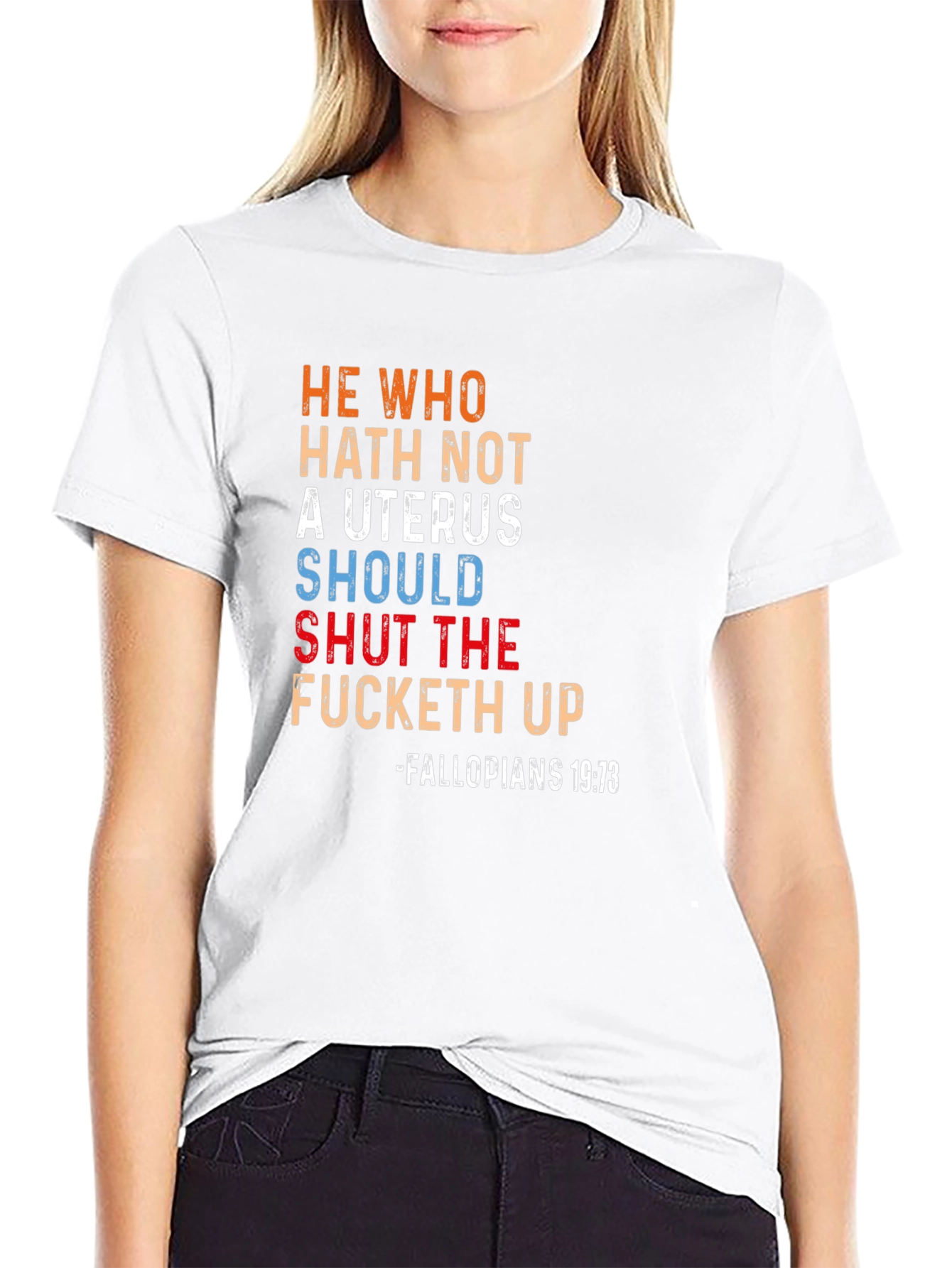 He Who Hath Not A Uterus T-Shirt
