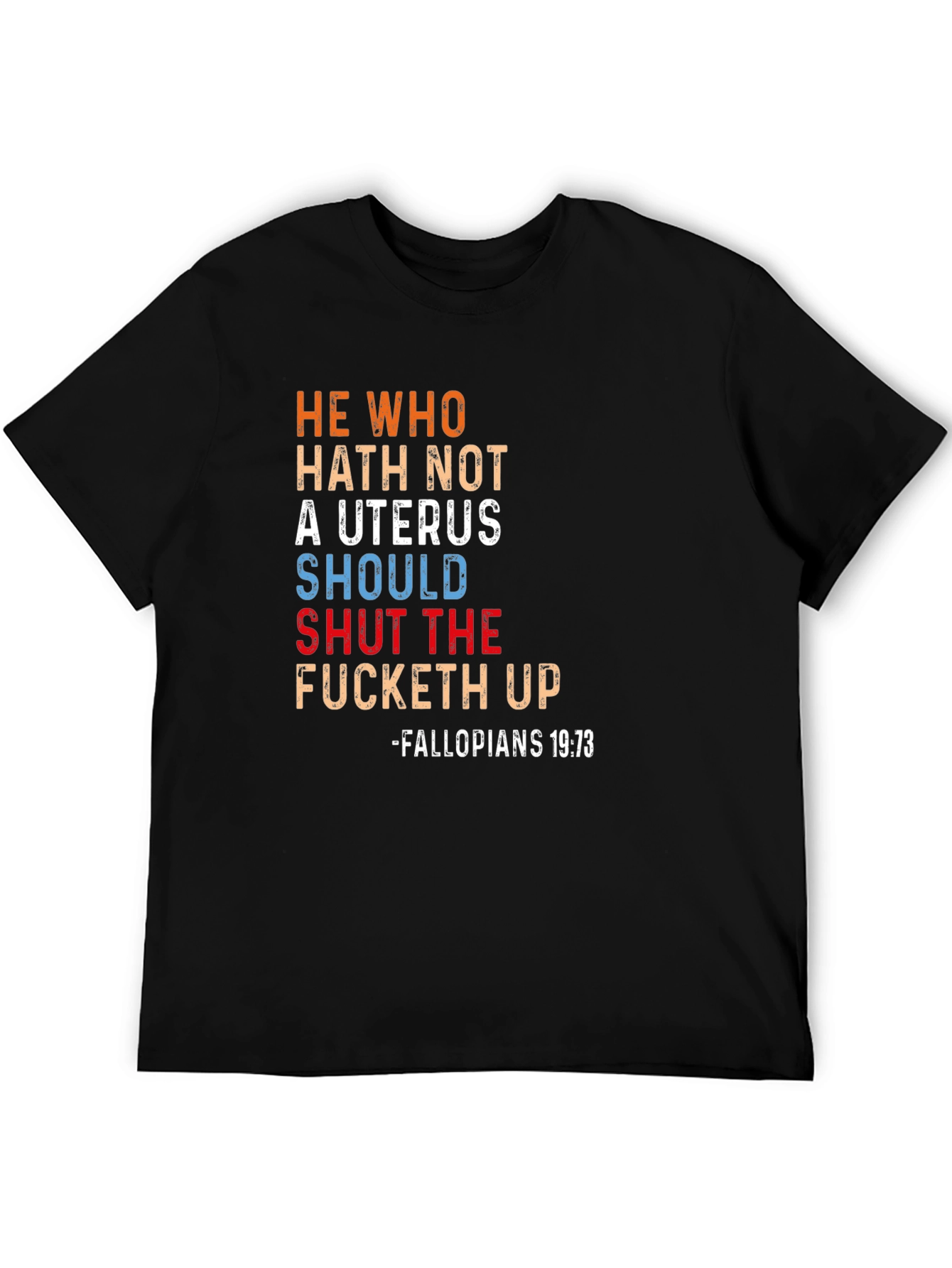He Who Hath Not A Uterus T-Shirt