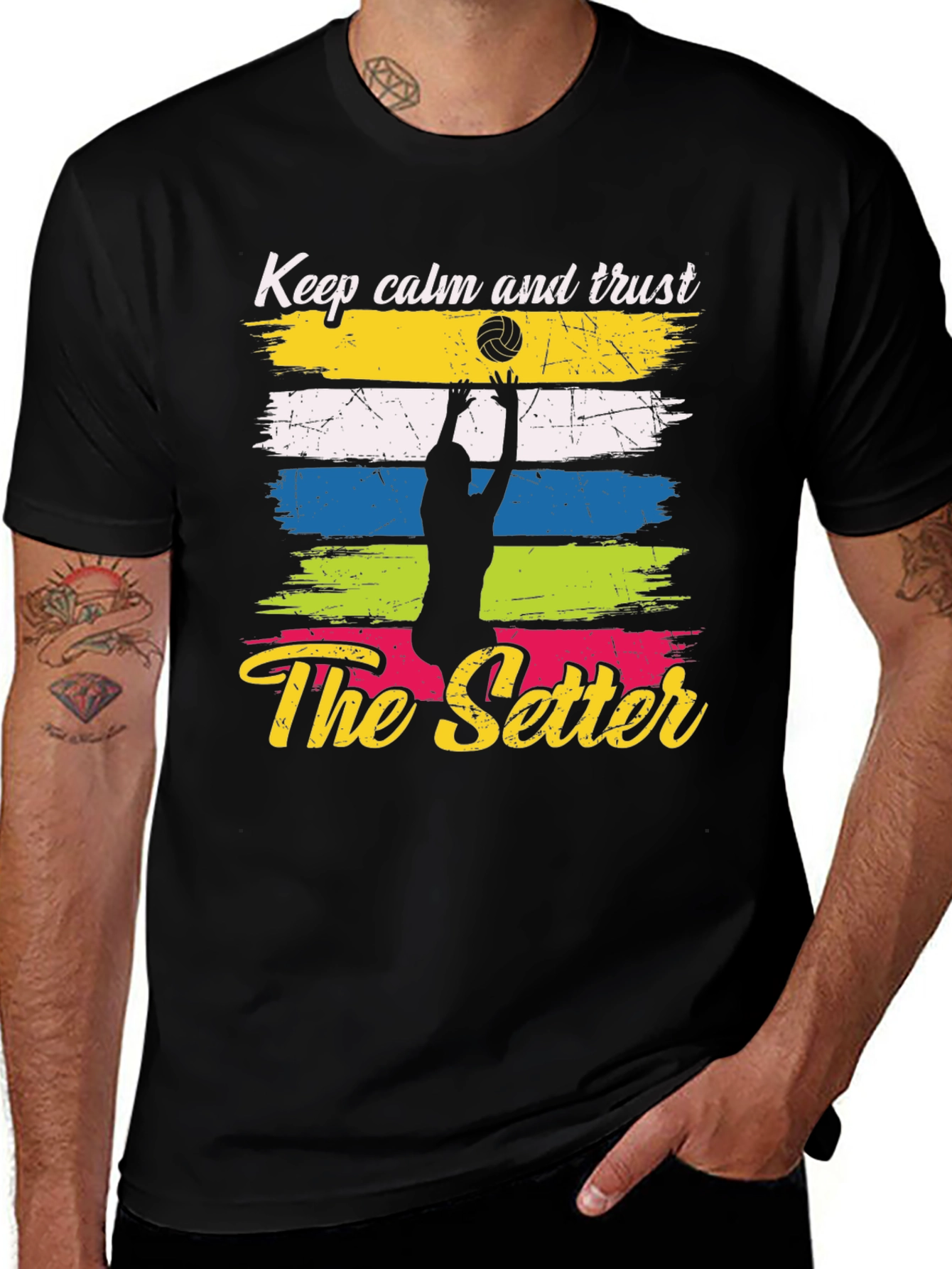 Keep Calm and Trust The Setter Volleyball T-Shirt