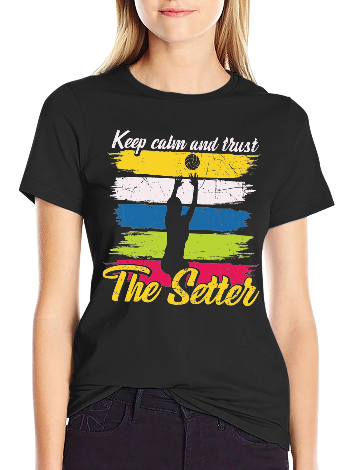 Keep Calm and Trust The Setter Volleyball T-Shirt