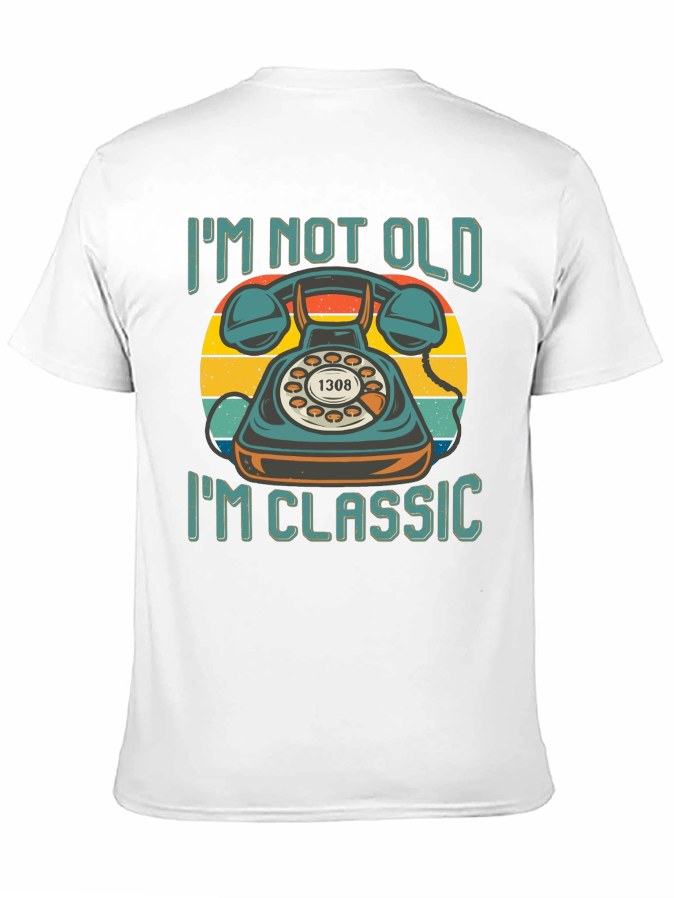 Retro Telephone T-Shirt - Im Not Old Im Classic