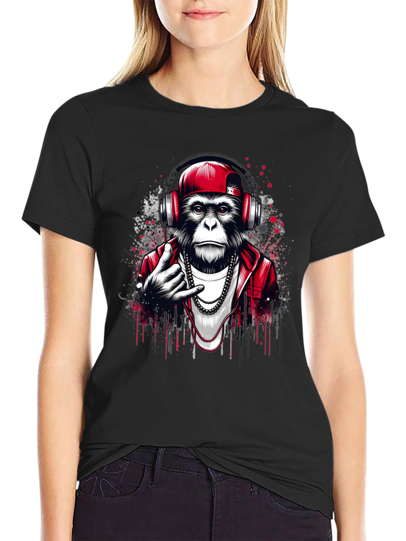 Cool Monkey Graphic Tee