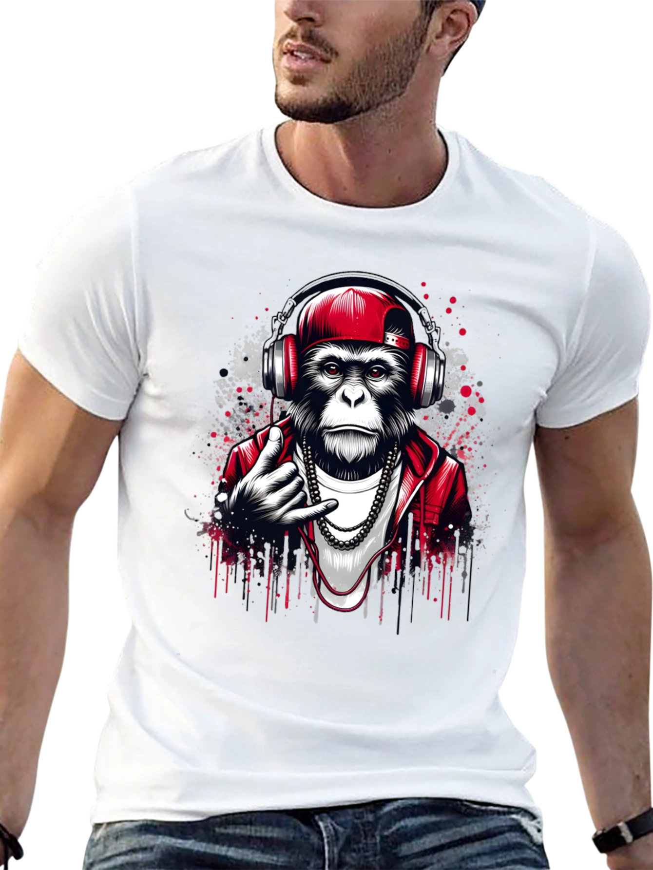 Cool Monkey Graphic Tee