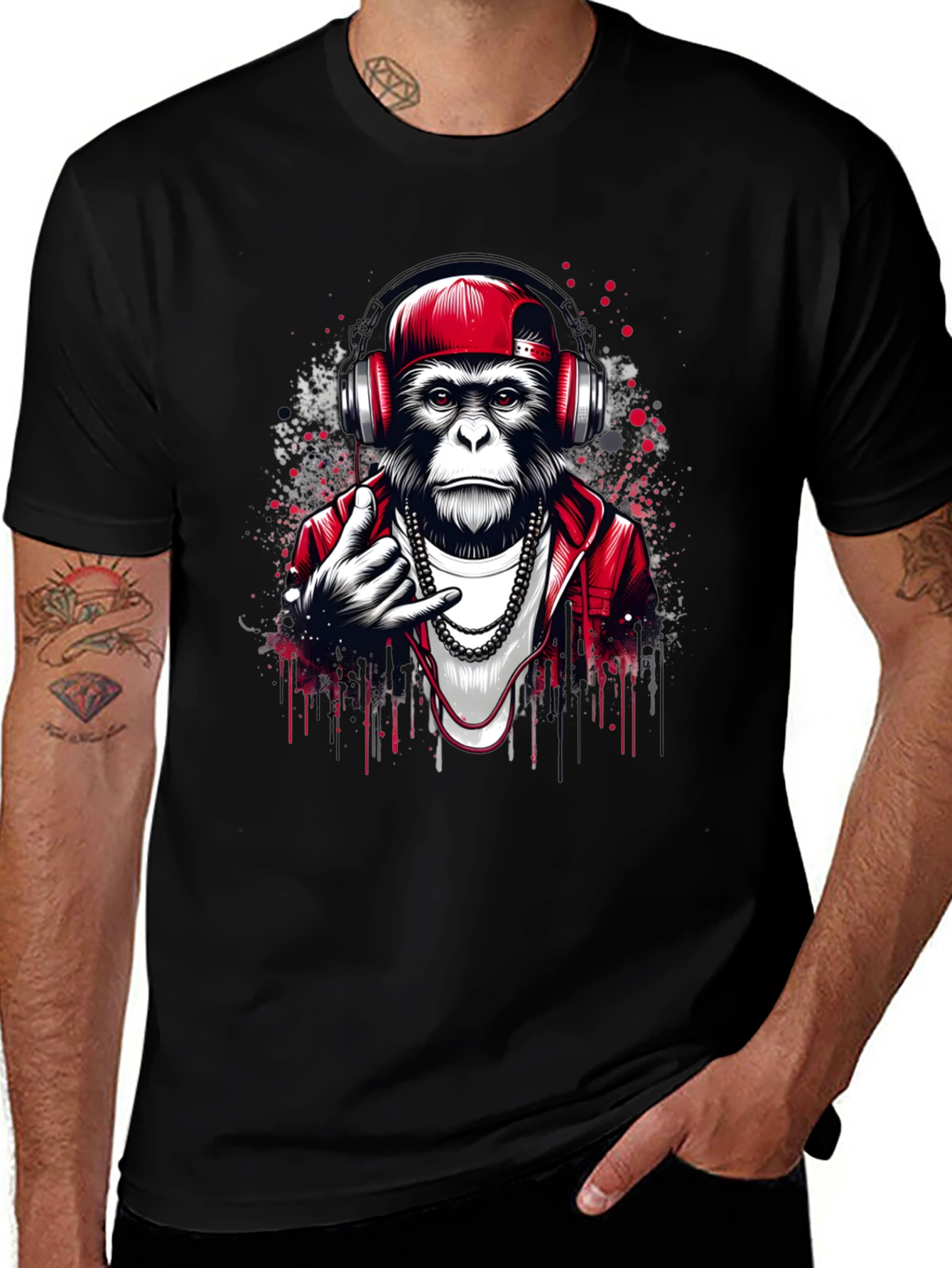 Cool Monkey Graphic Tee