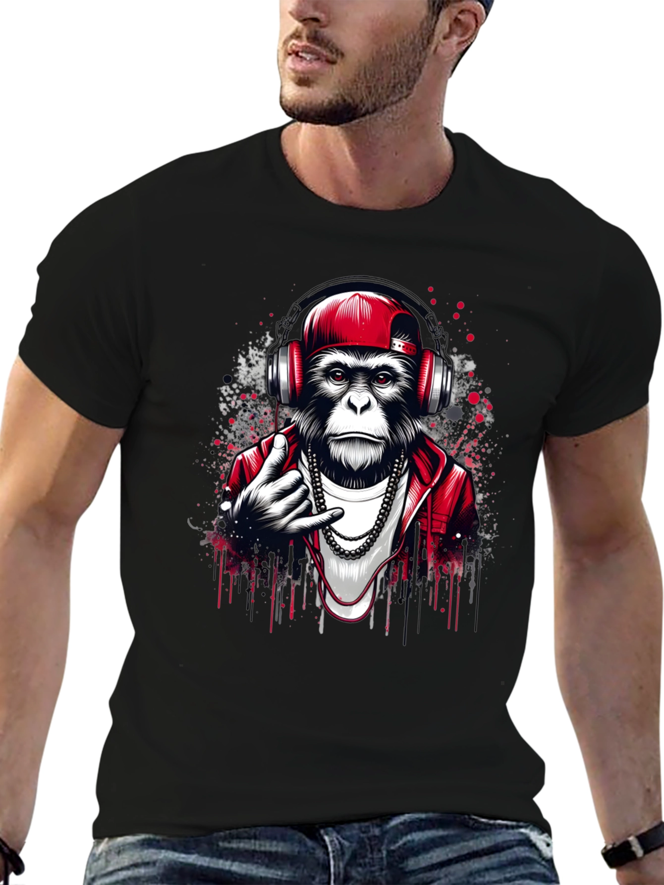 Cool Monkey Graphic Tee