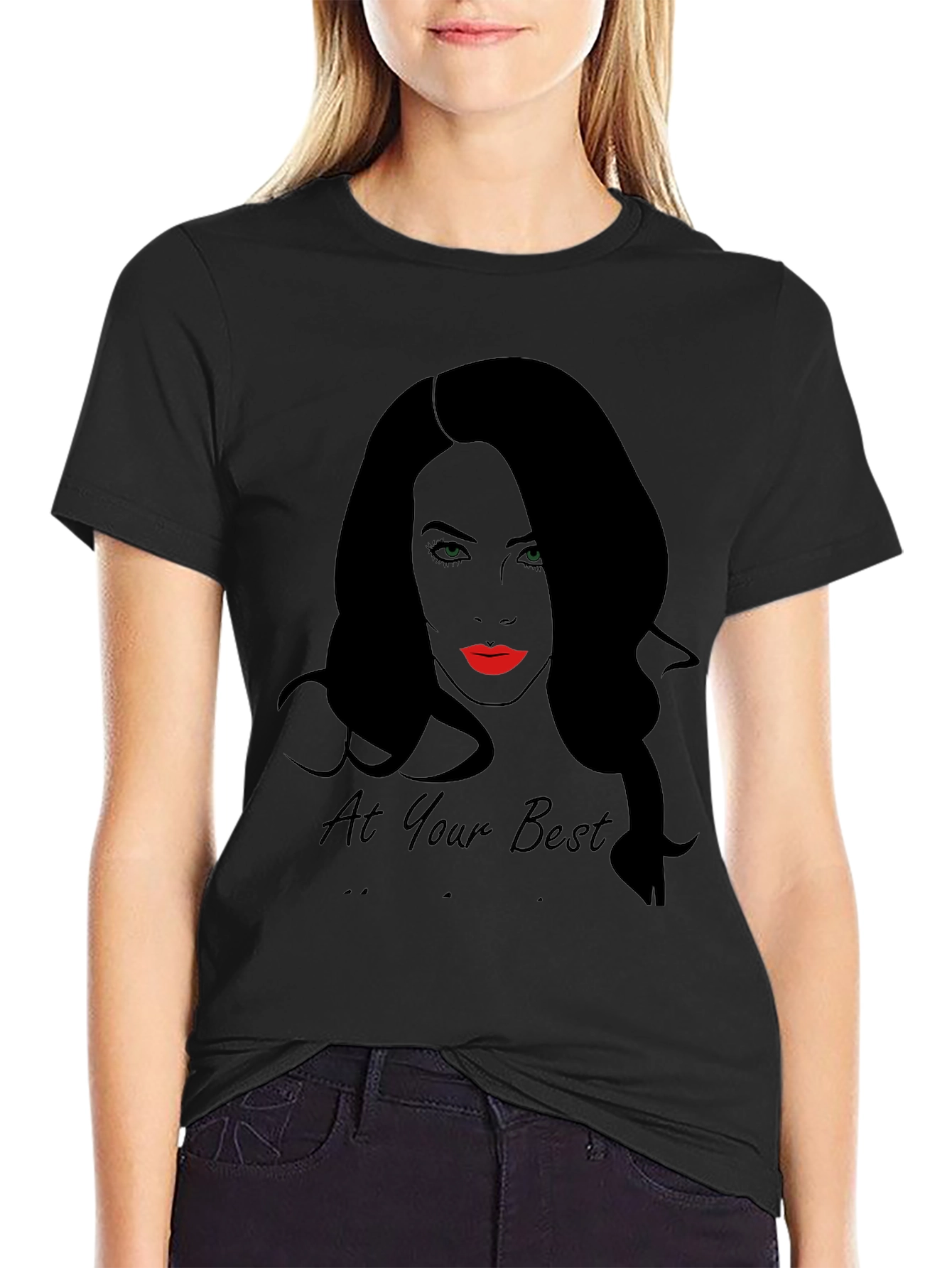 At Your Best Black T-Shirt