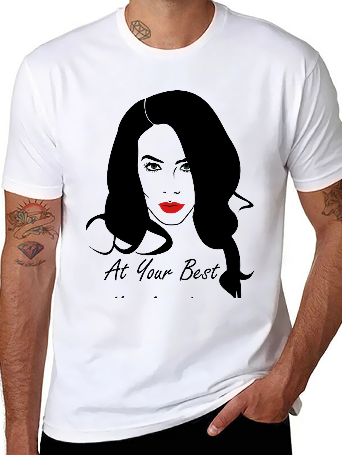 At Your Best Black T-Shirt