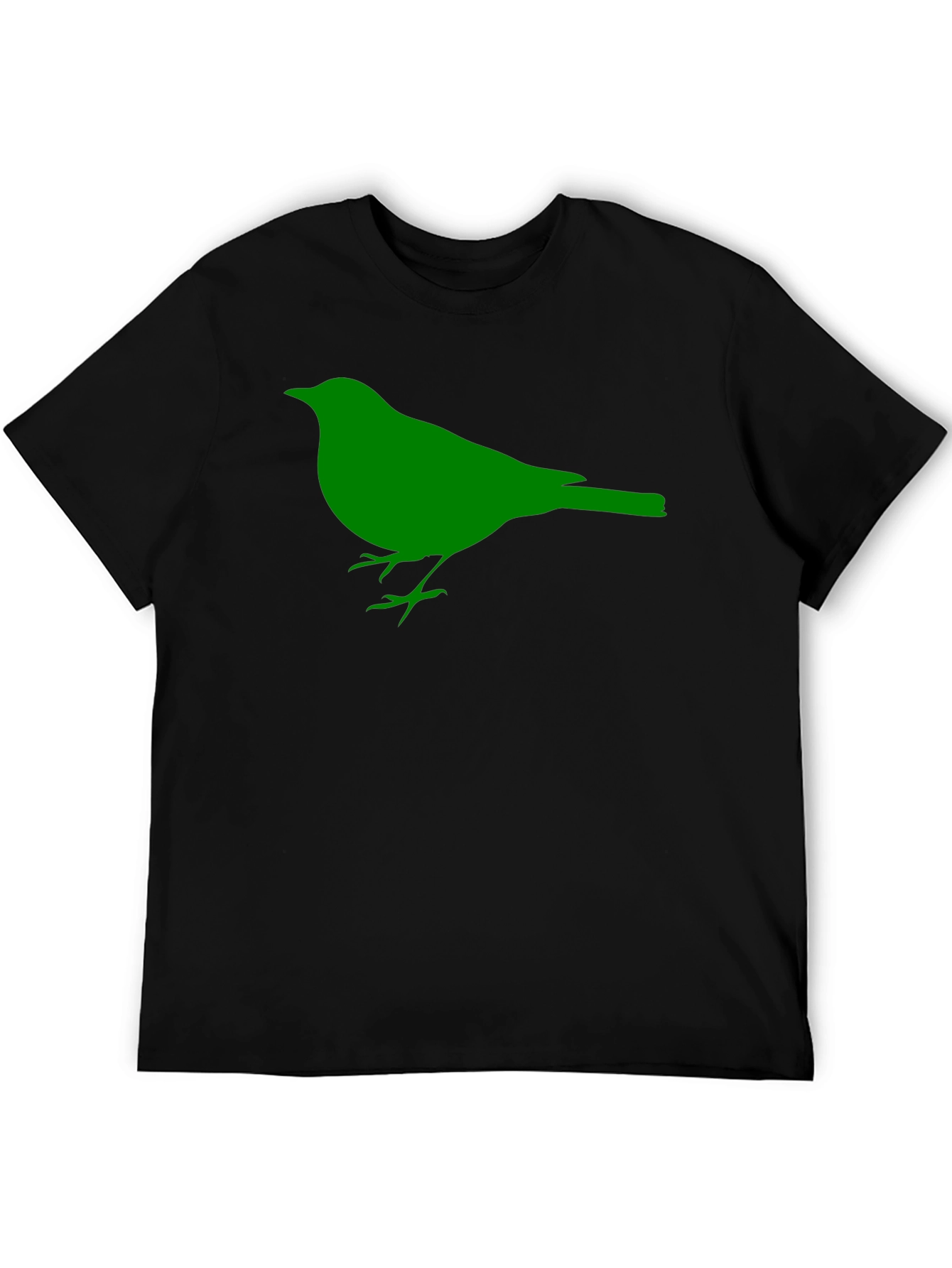 Bird Graphic Tee - Mens Black Short Sleeve