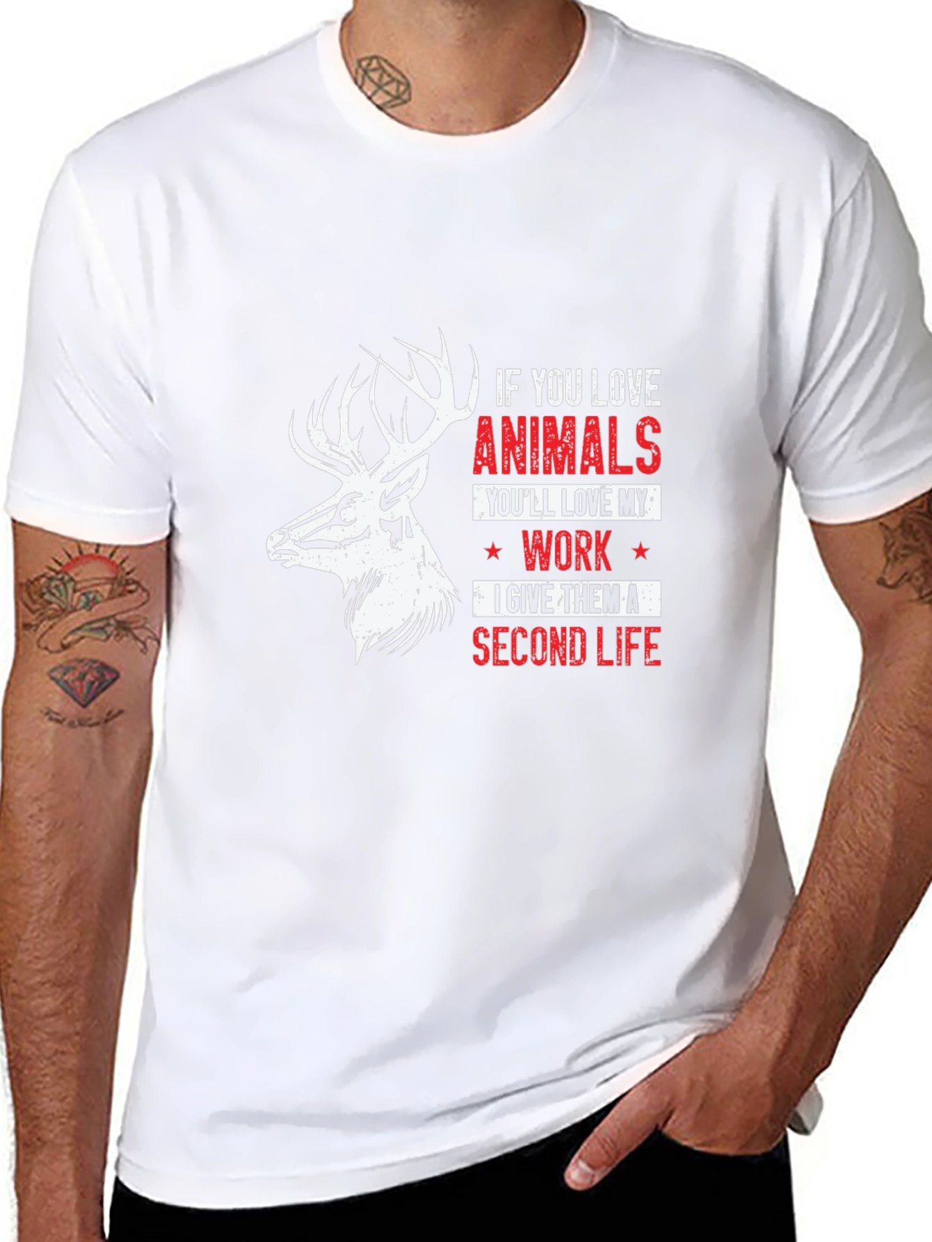 Animals Lover T-Shirt - Second Life Design