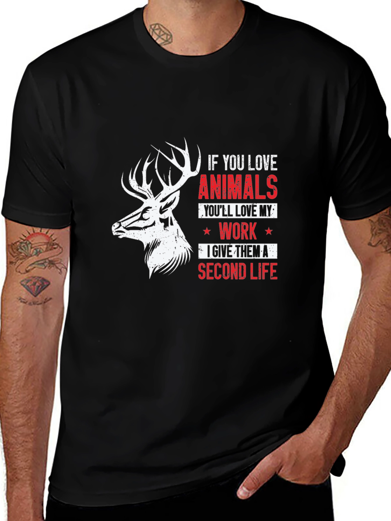 Animals Lover T-Shirt - Second Life Design