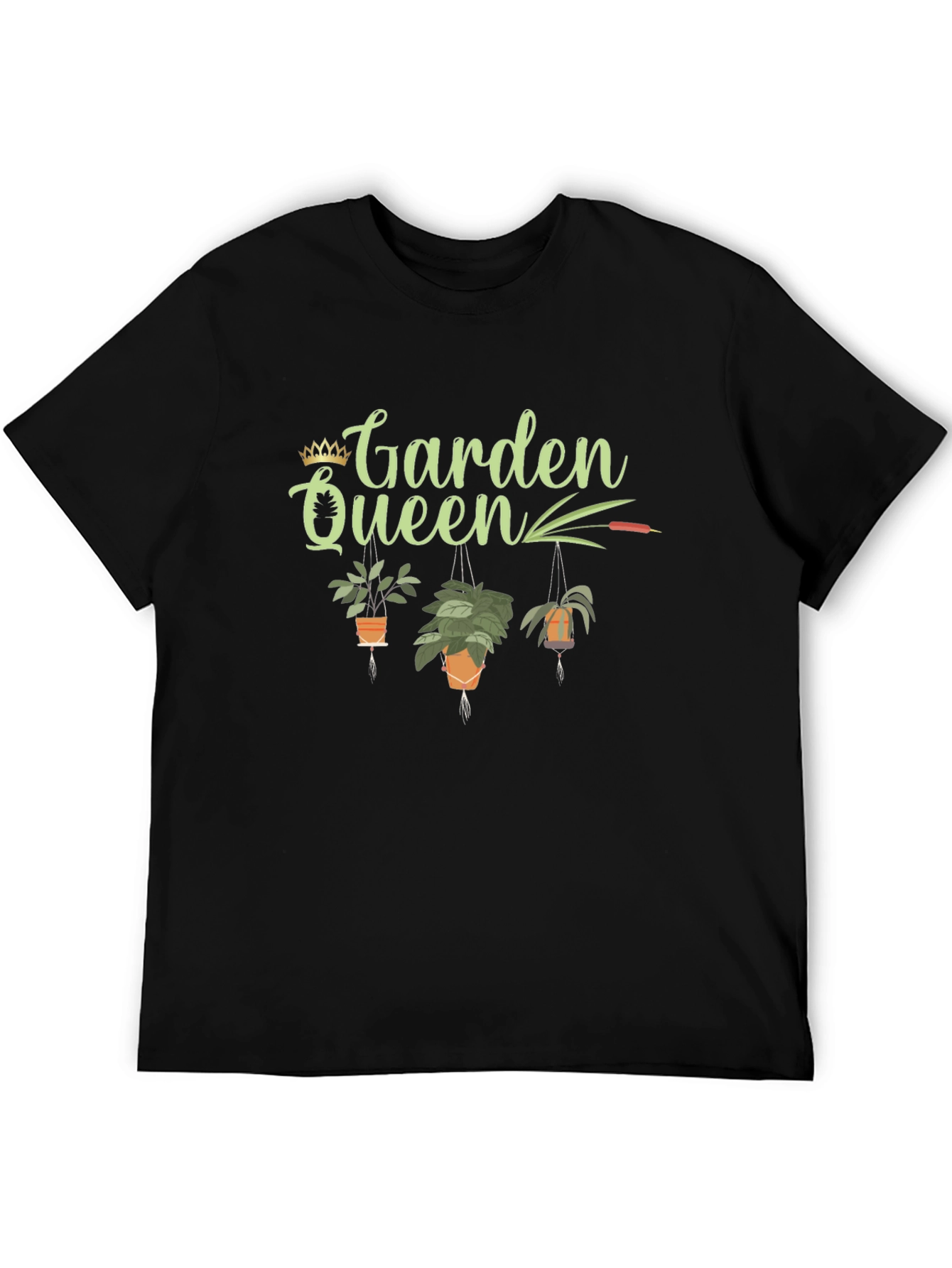 Garden Queen Graphic Tee - Black