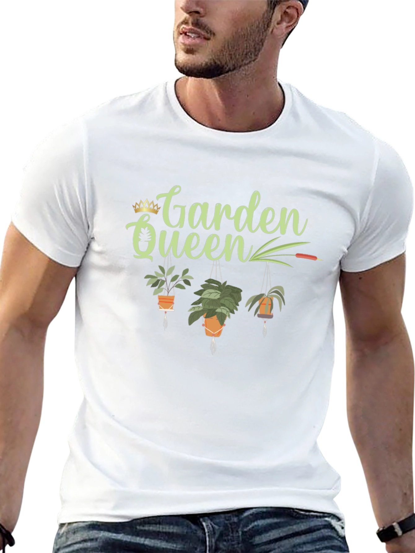 Garden Queen Graphic Tee - Black