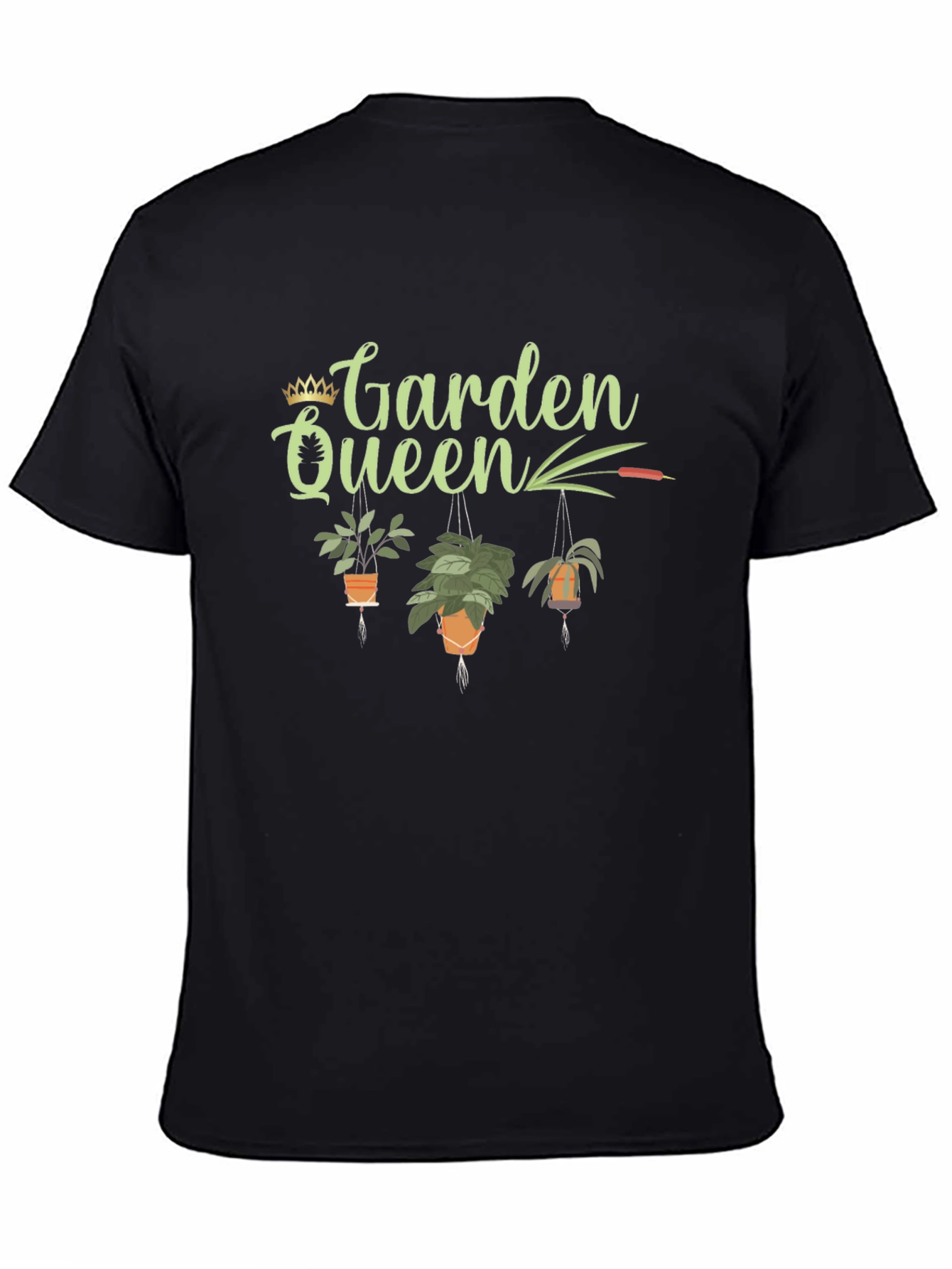 Garden Queen Graphic Tee - Black