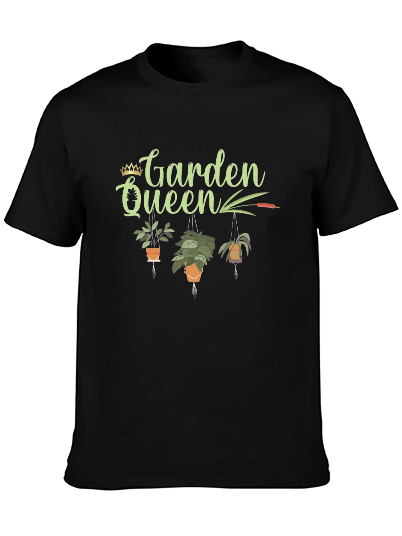 Garden Queen Graphic Tee - Black
