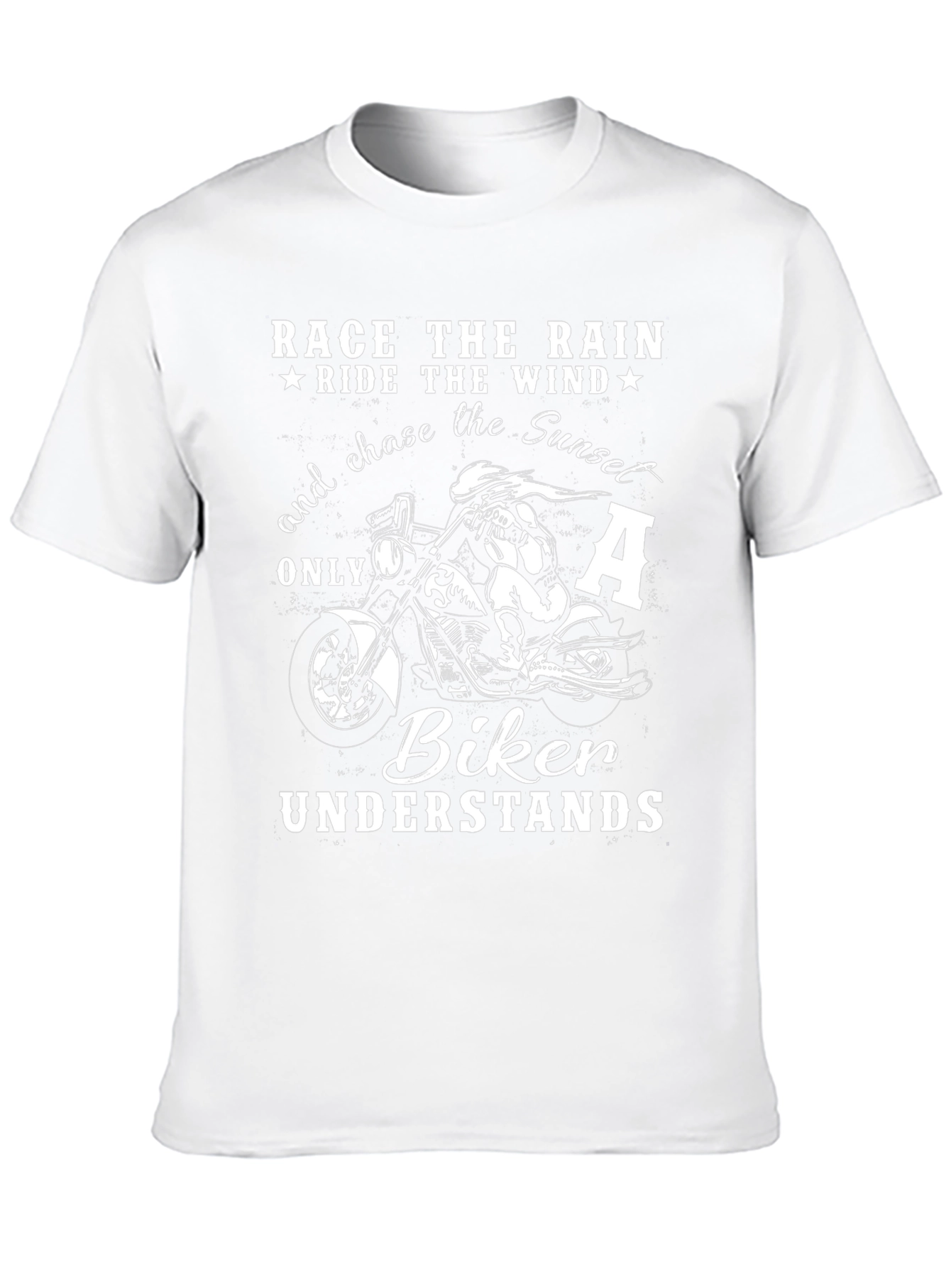 Biker T-Shirt - Race The Rain