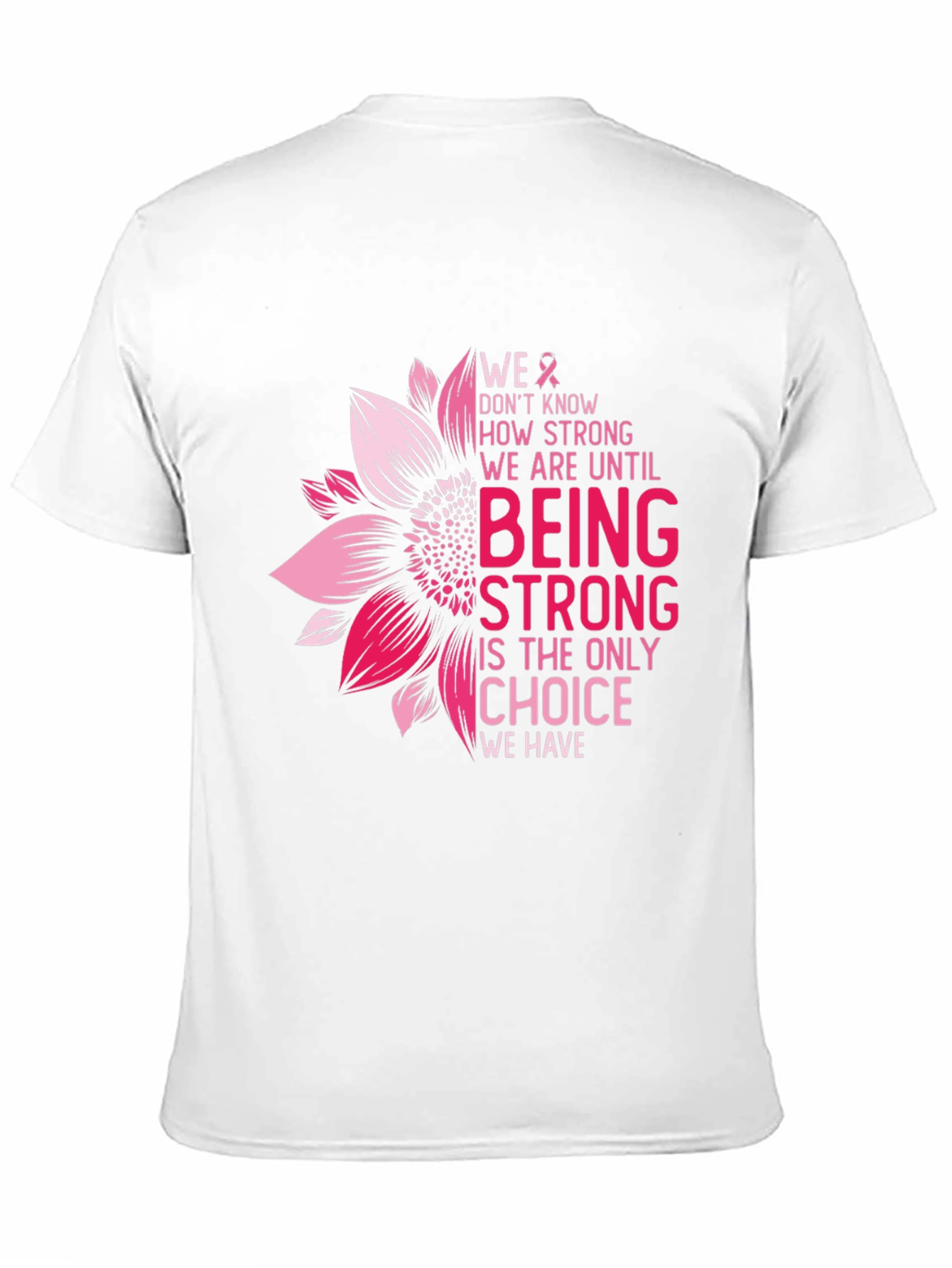 Breast Cancer Awareness Strong Choice Graphic Tee