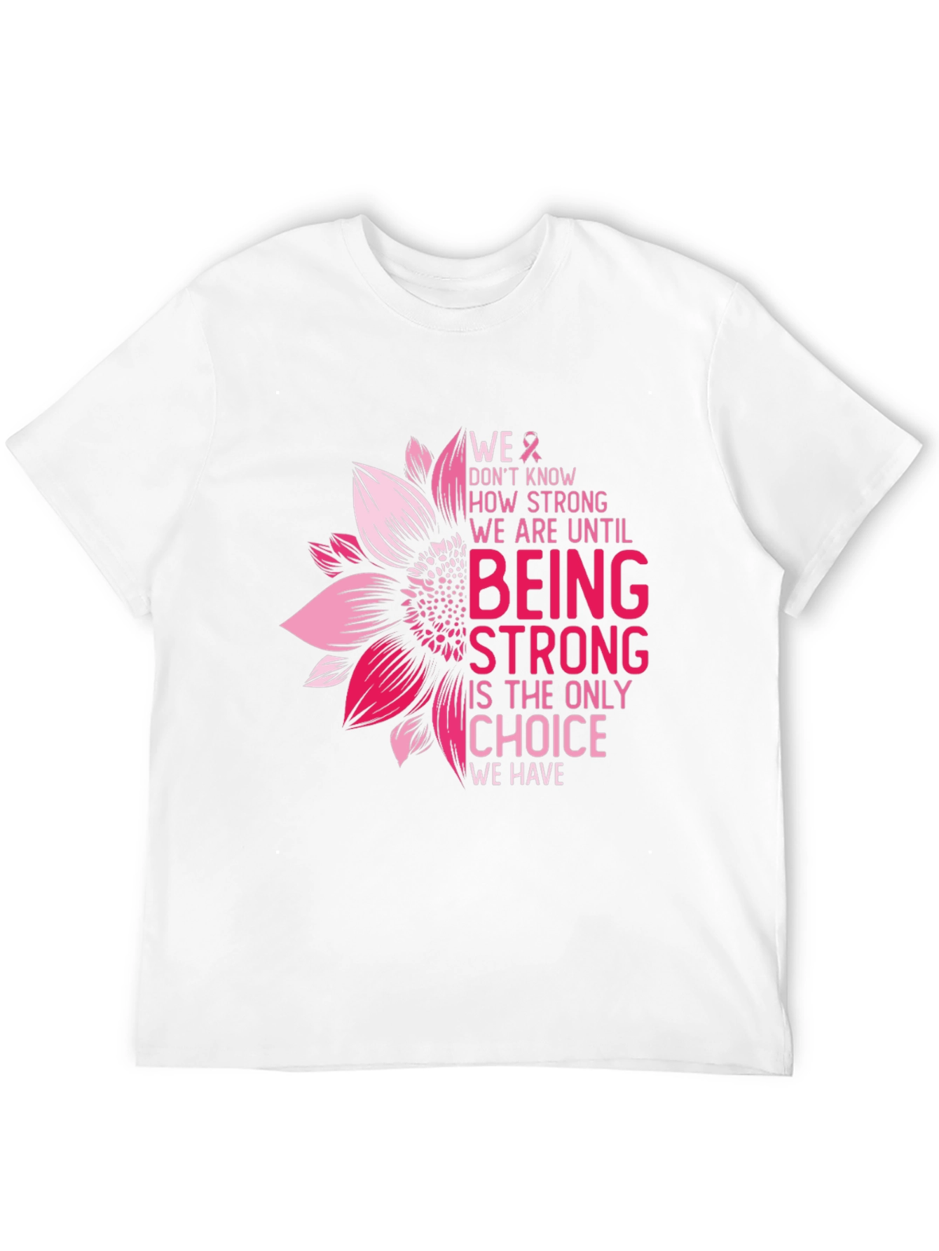 Breast Cancer Awareness Strong Choice Graphic Tee