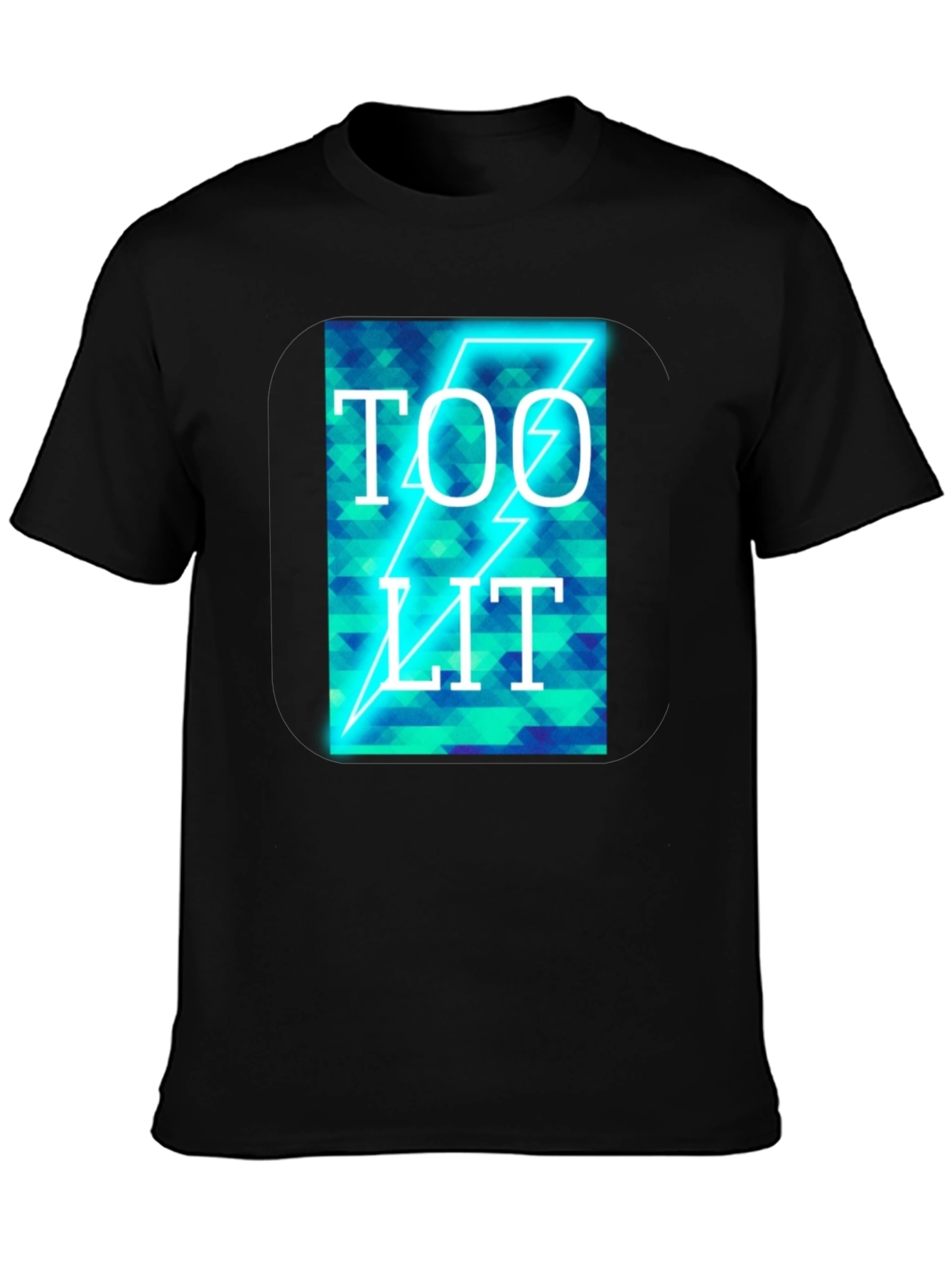 Too Lit Graphic T-Shirt - Mens Black Tee