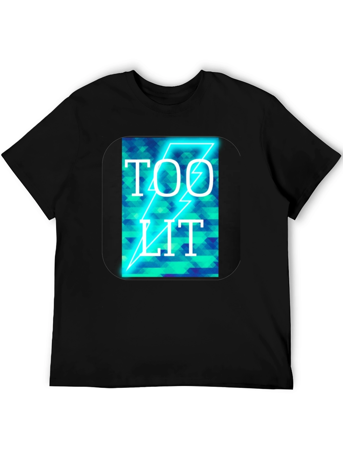 Too Lit Graphic T-Shirt - Mens Black Tee