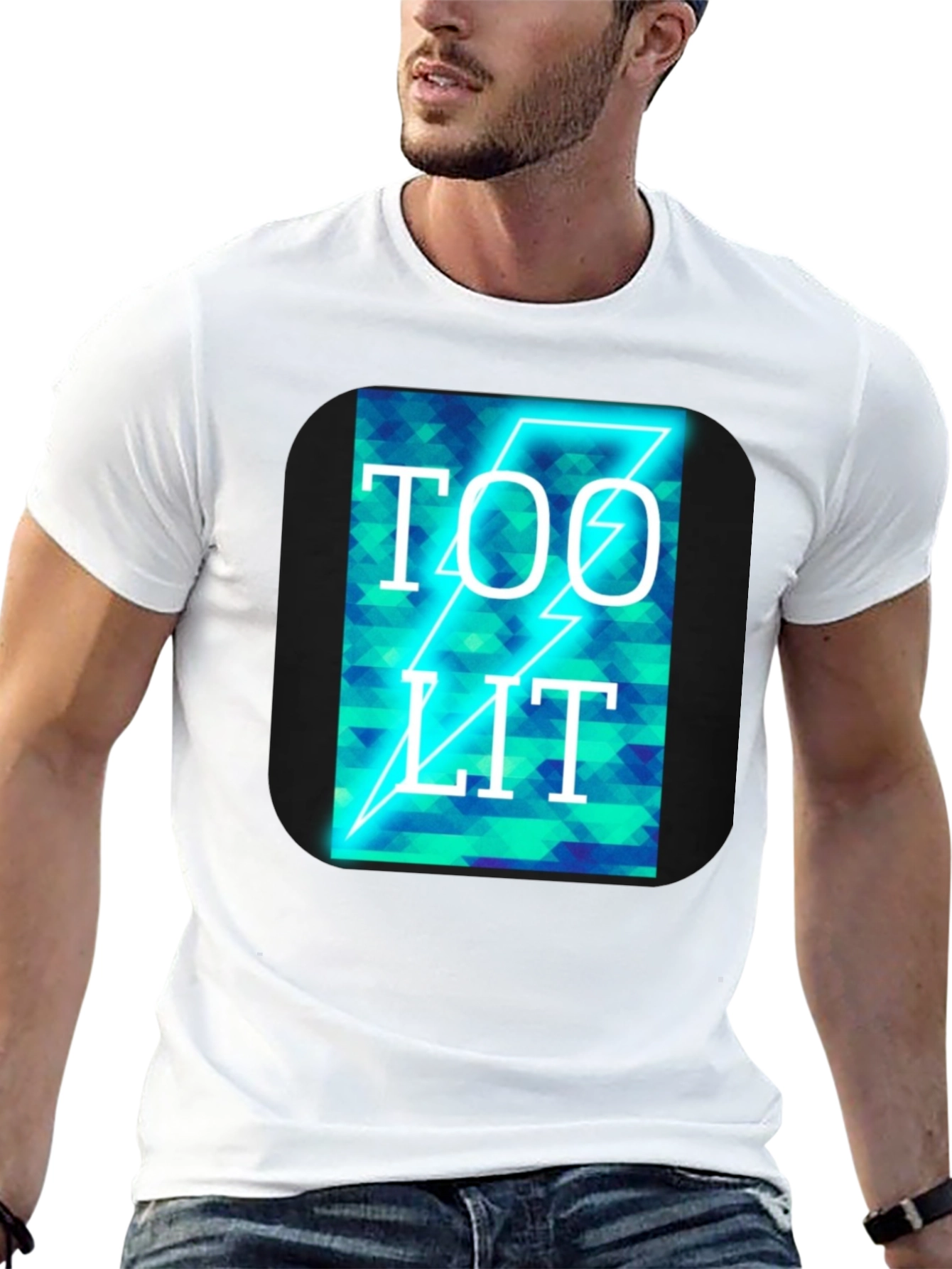 Too Lit Graphic T-Shirt - Mens Black Tee