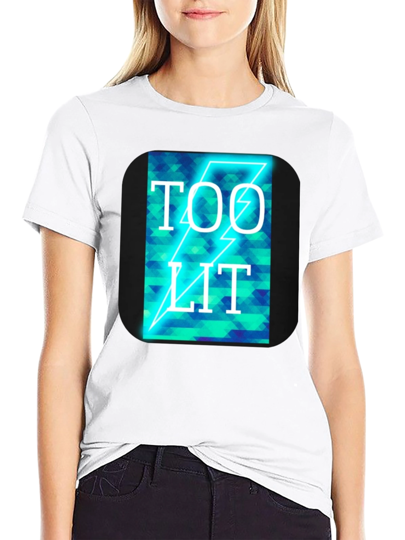 Too Lit Graphic T-Shirt - Mens Black Tee