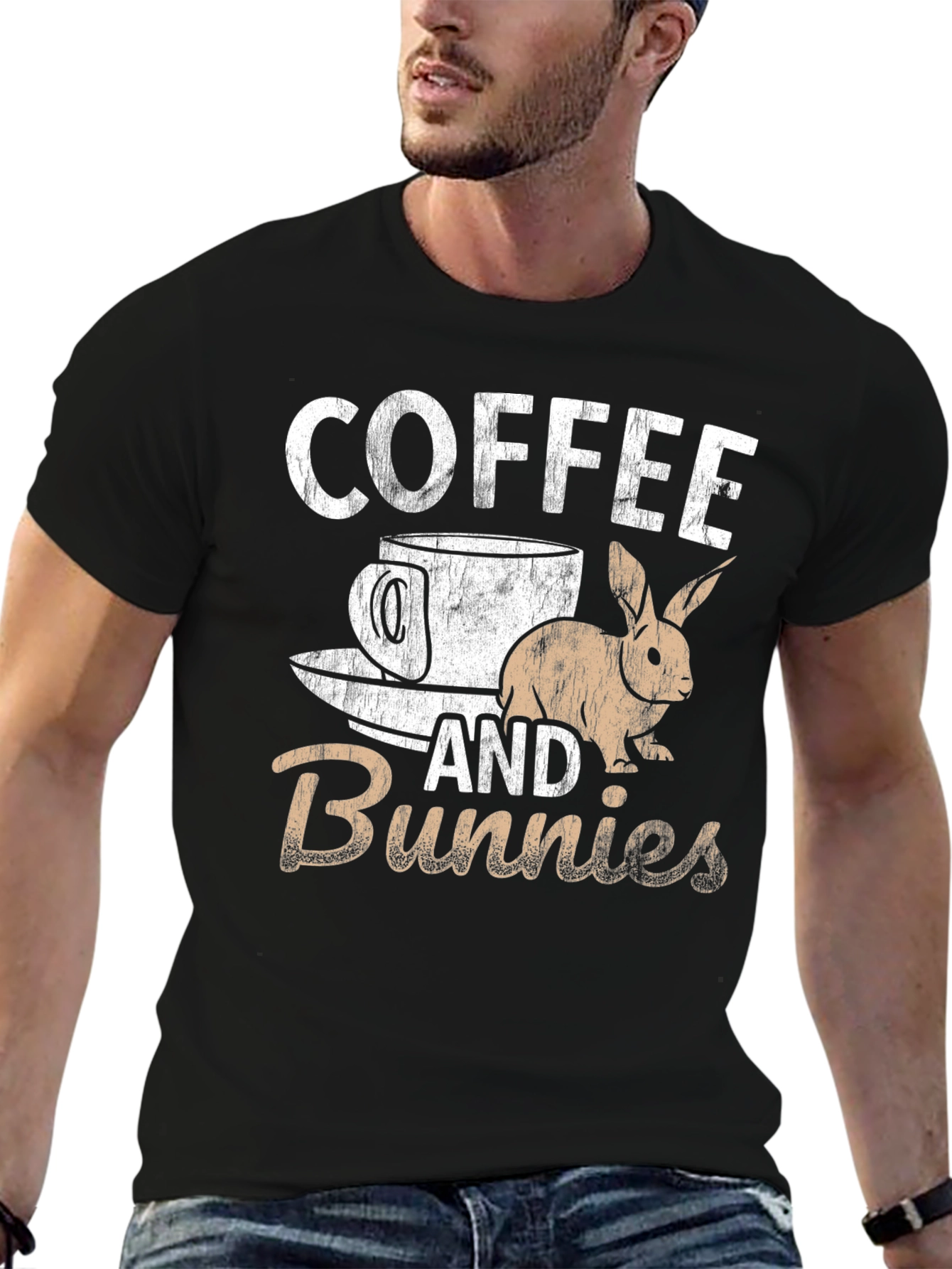 Coffee and Bunnies Graphic Tee