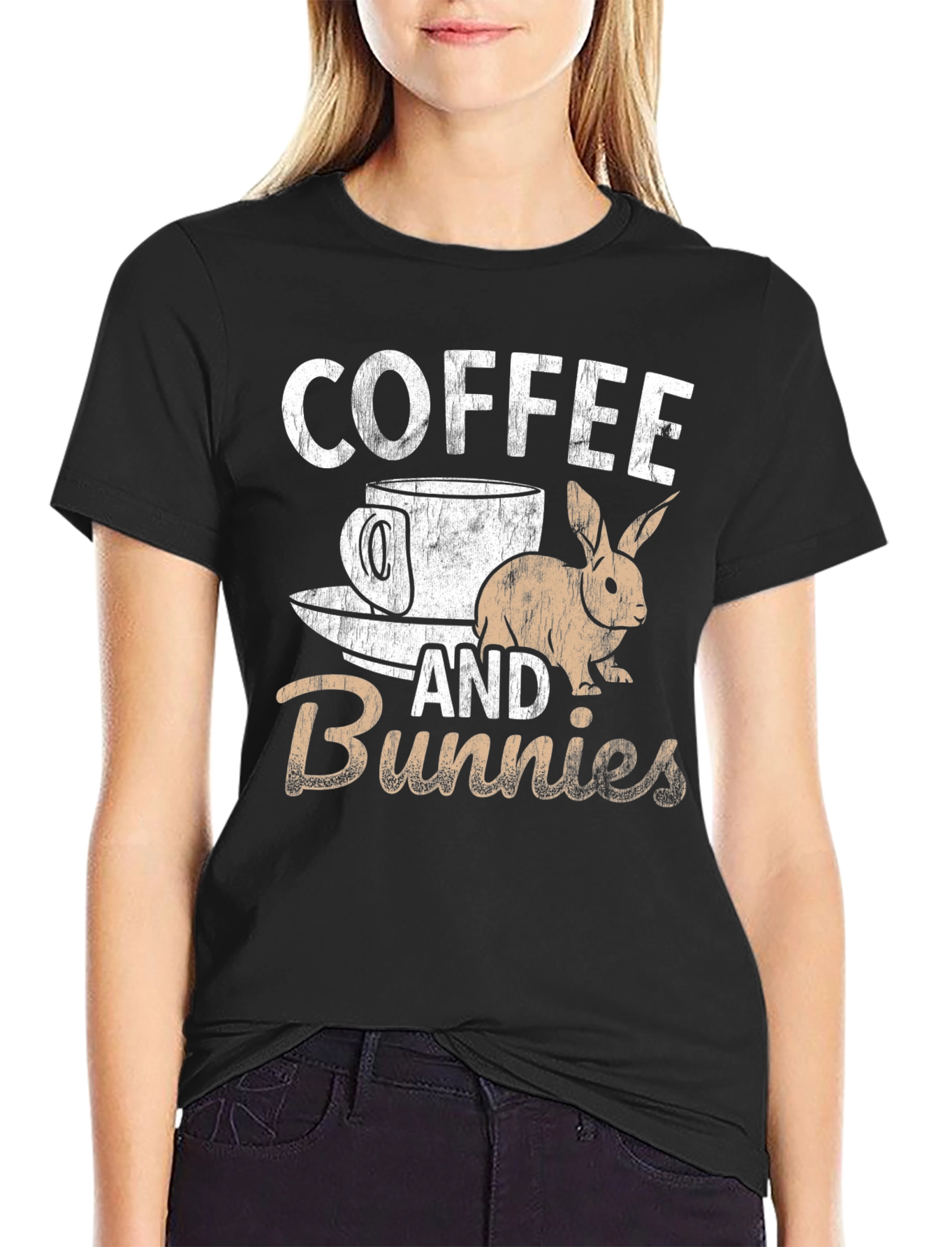 Coffee and Bunnies Graphic Tee
