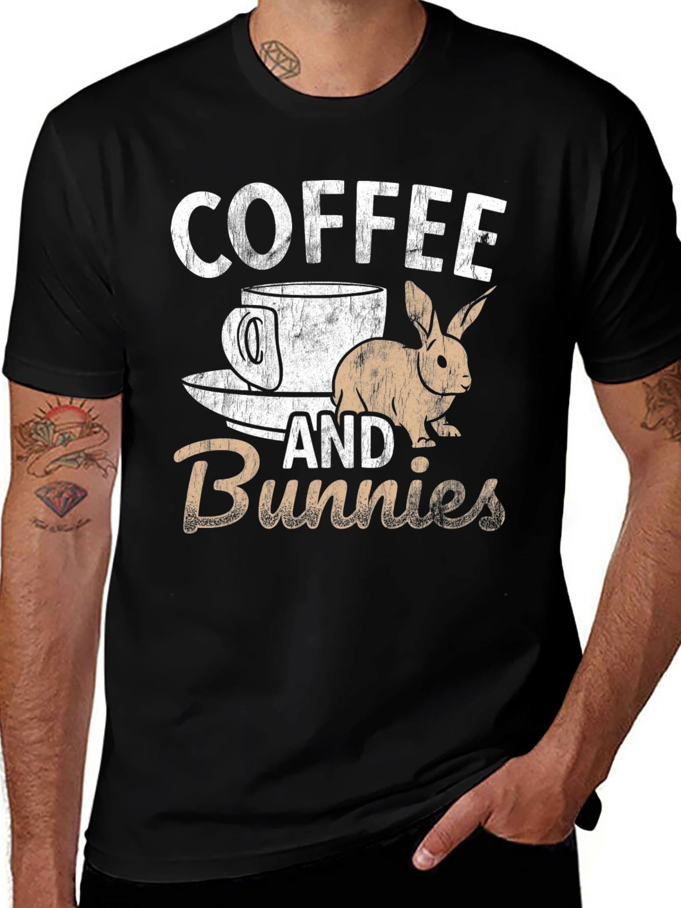 Coffee and Bunnies Graphic Tee