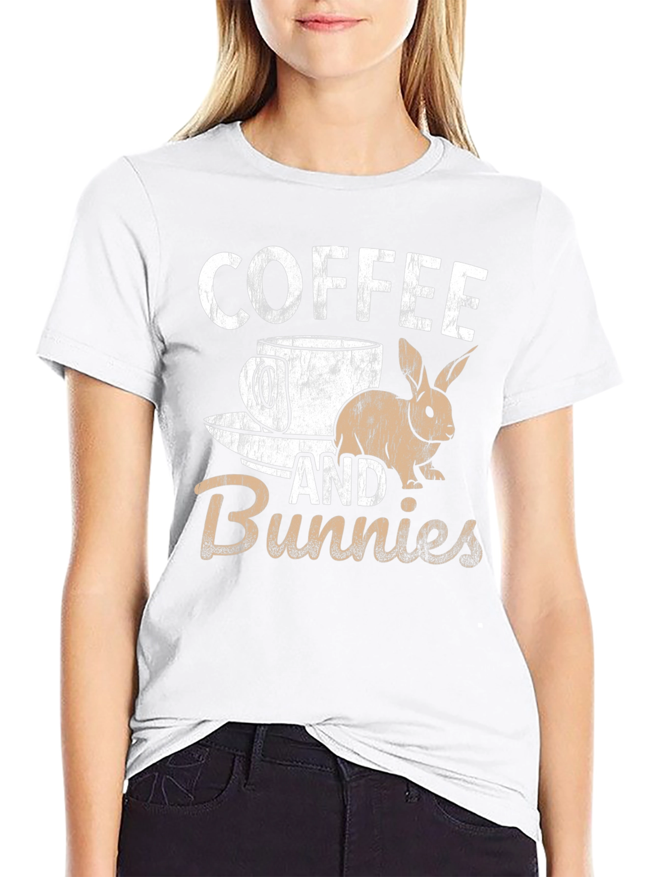 Coffee and Bunnies Graphic Tee