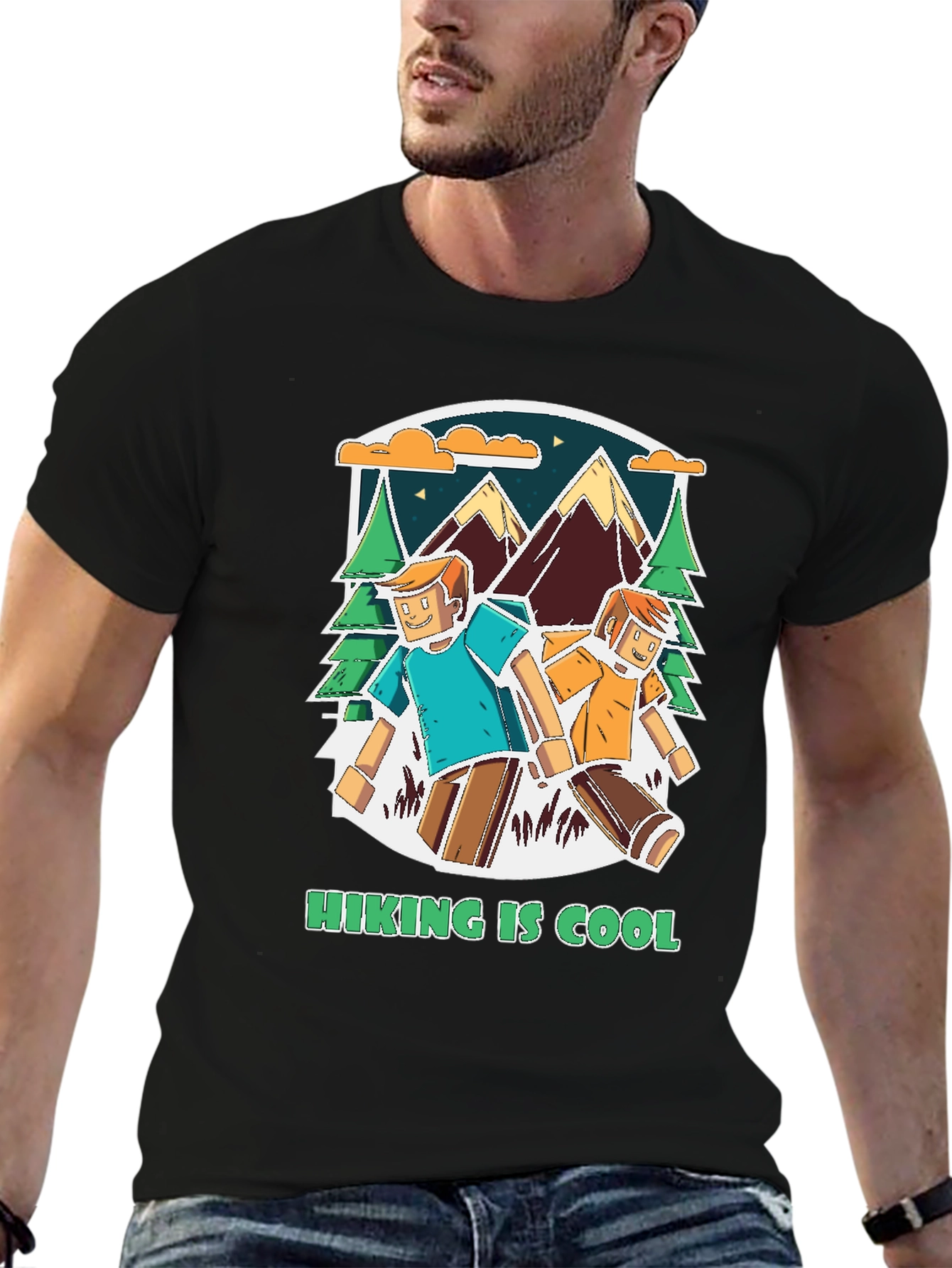 Hiking is Cool Graphic Tee