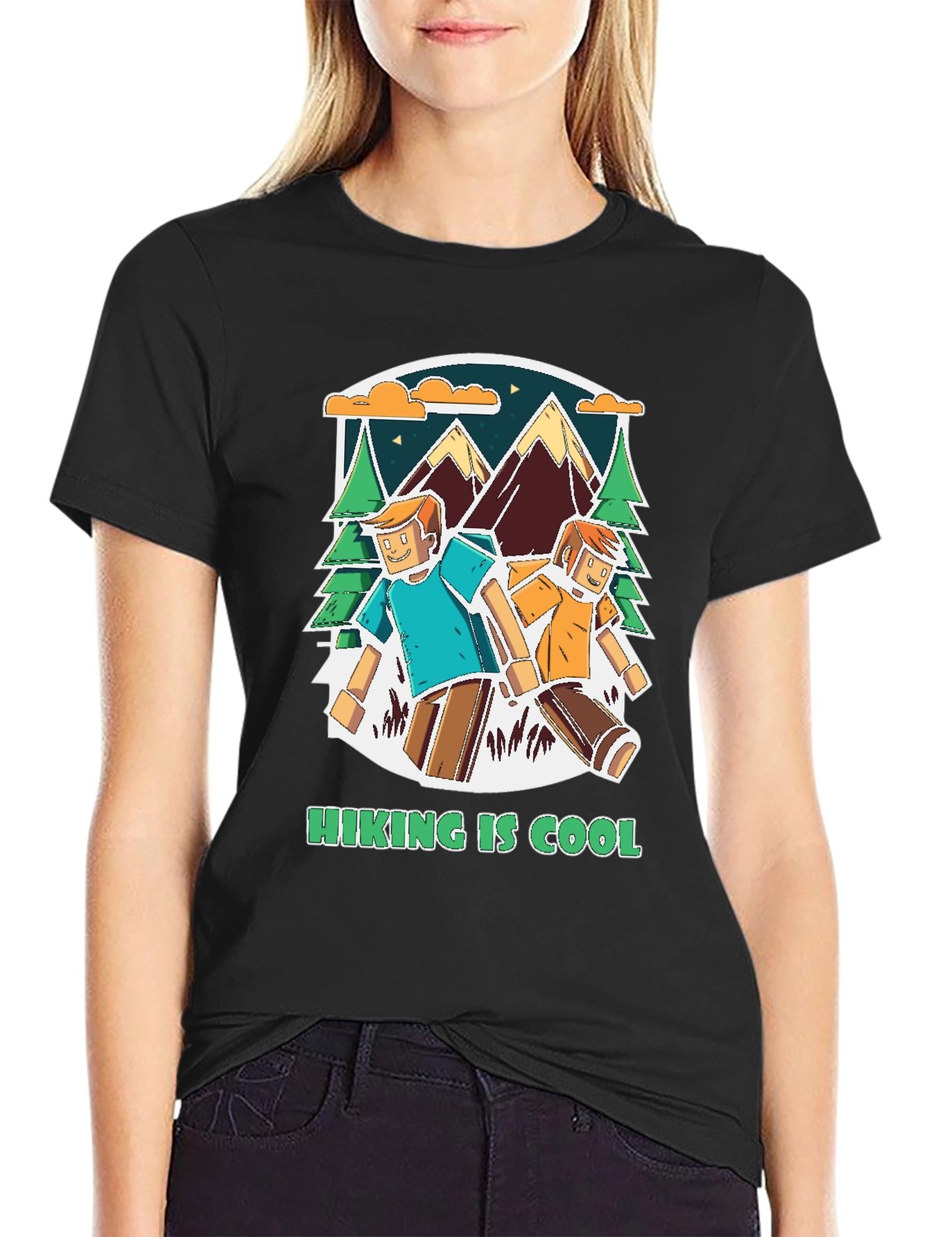 Hiking is Cool Graphic Tee
