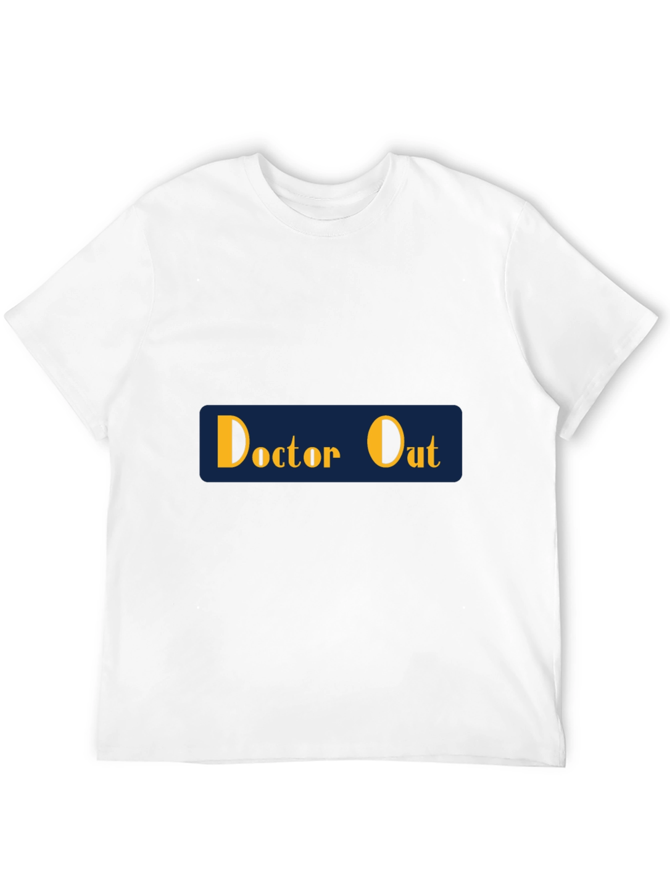 Doctor Out Mens Black Graphic T-Shirt