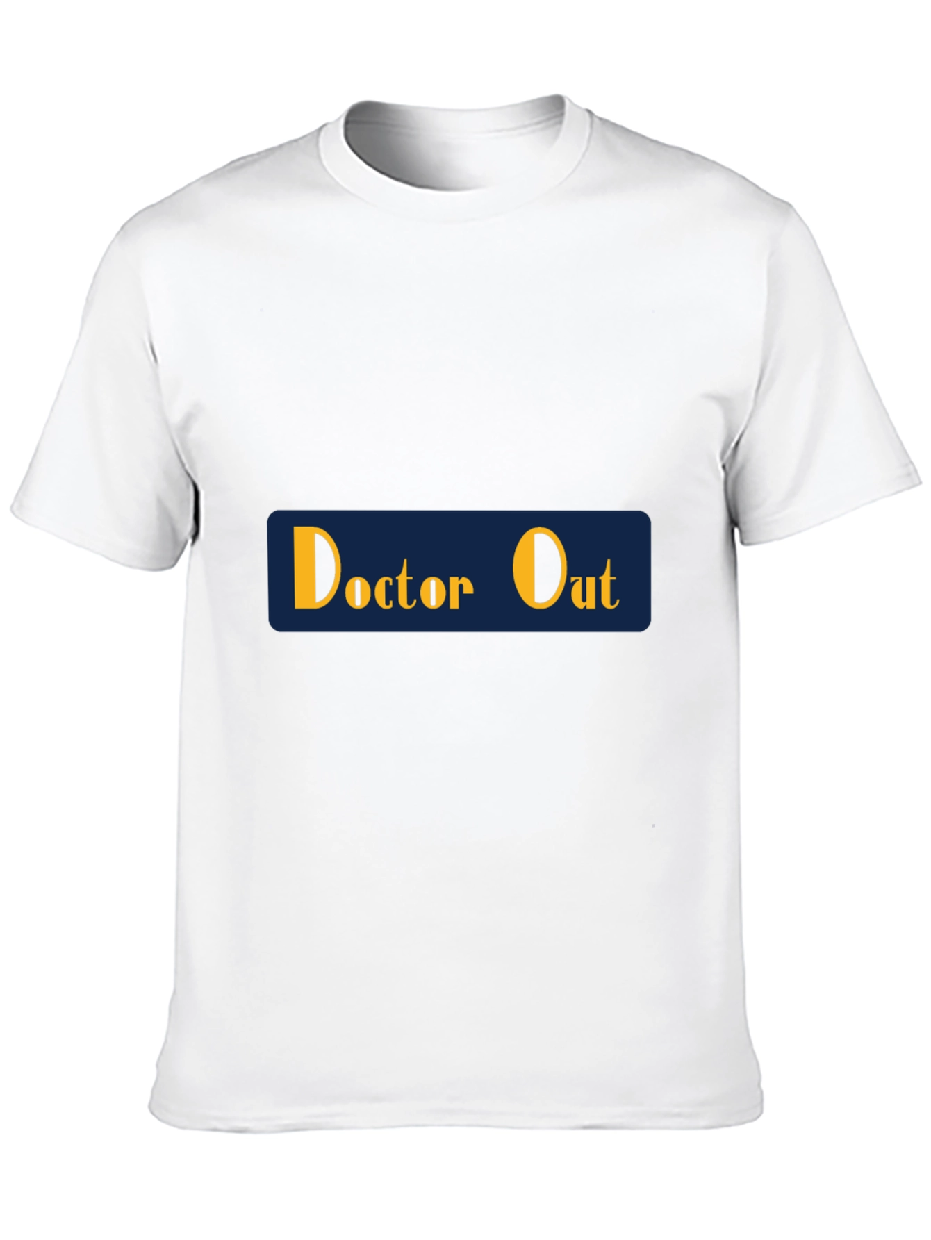 Doctor Out Mens Black Graphic T-Shirt