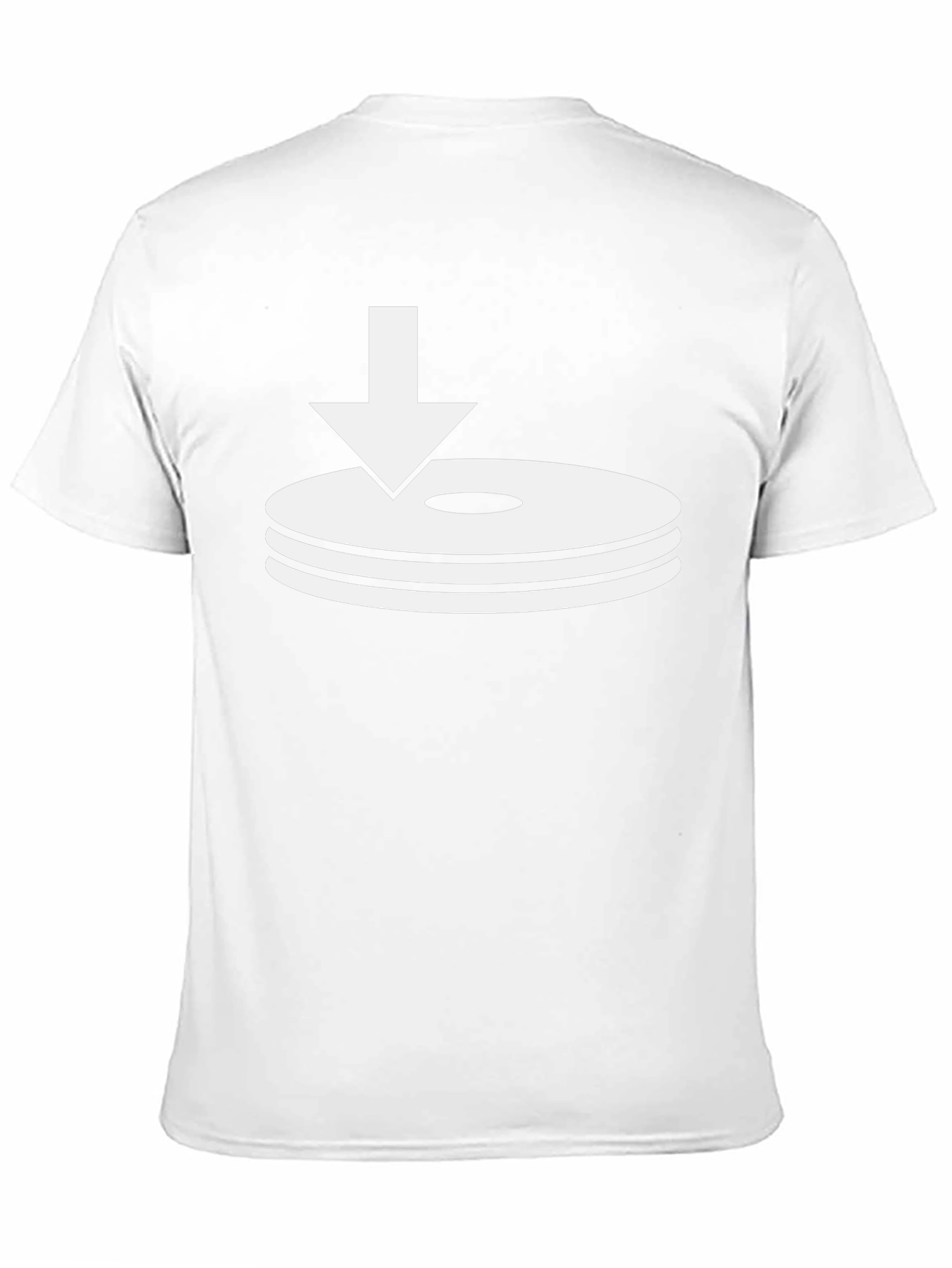 Download Discs Graphic Black T-Shirt