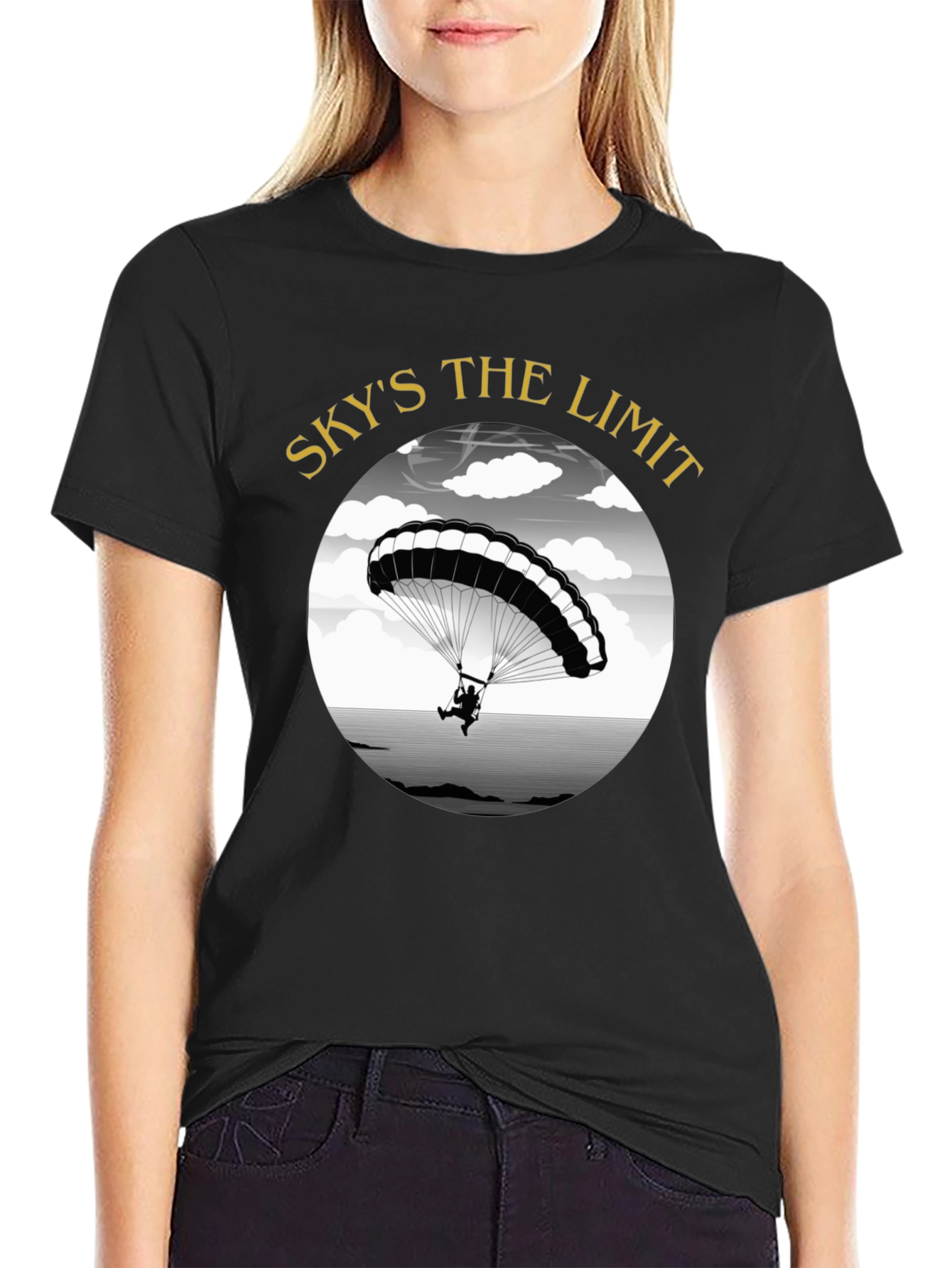 Skys The Limit Parachute T-Shirt