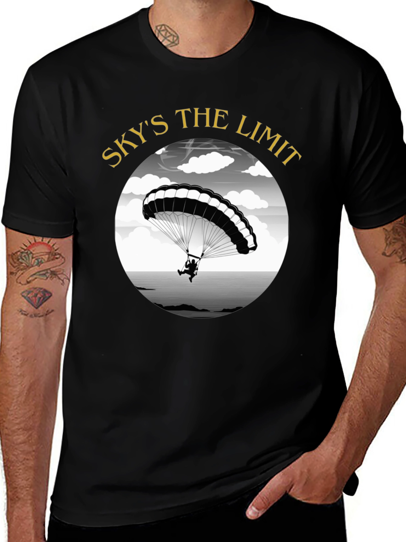 Skys The Limit Parachute T-Shirt