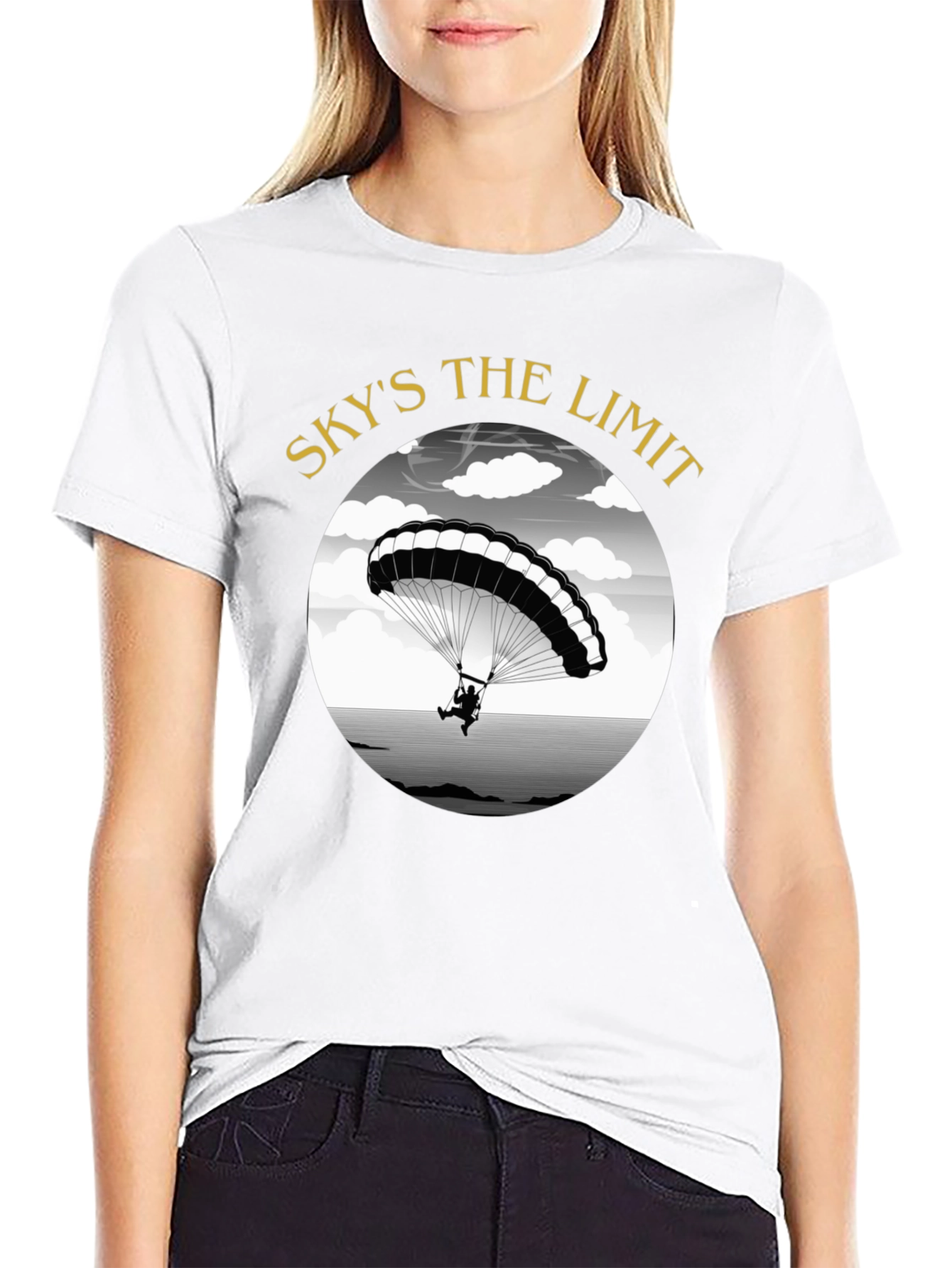 Skys The Limit Parachute T-Shirt
