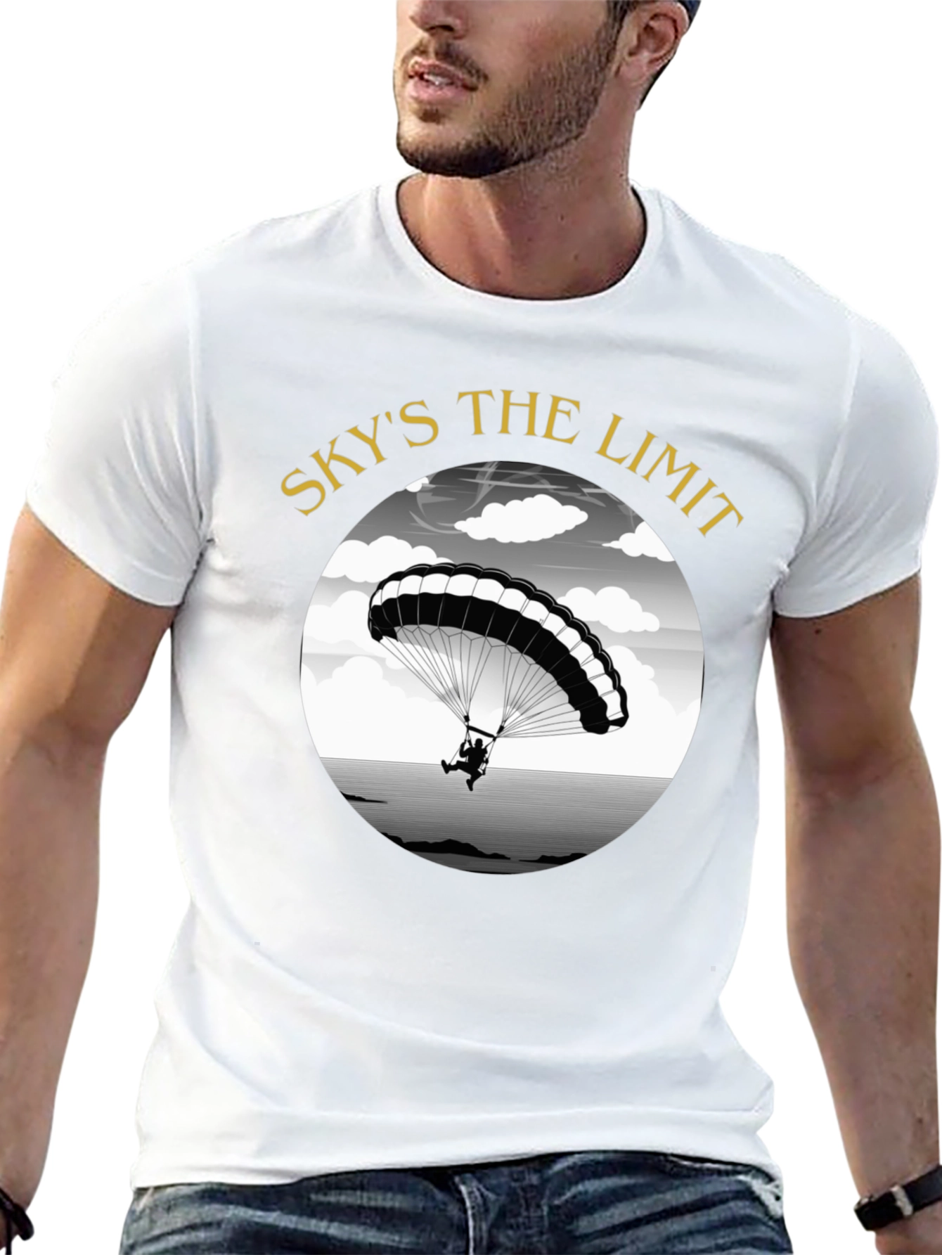 Skys The Limit Parachute T-Shirt