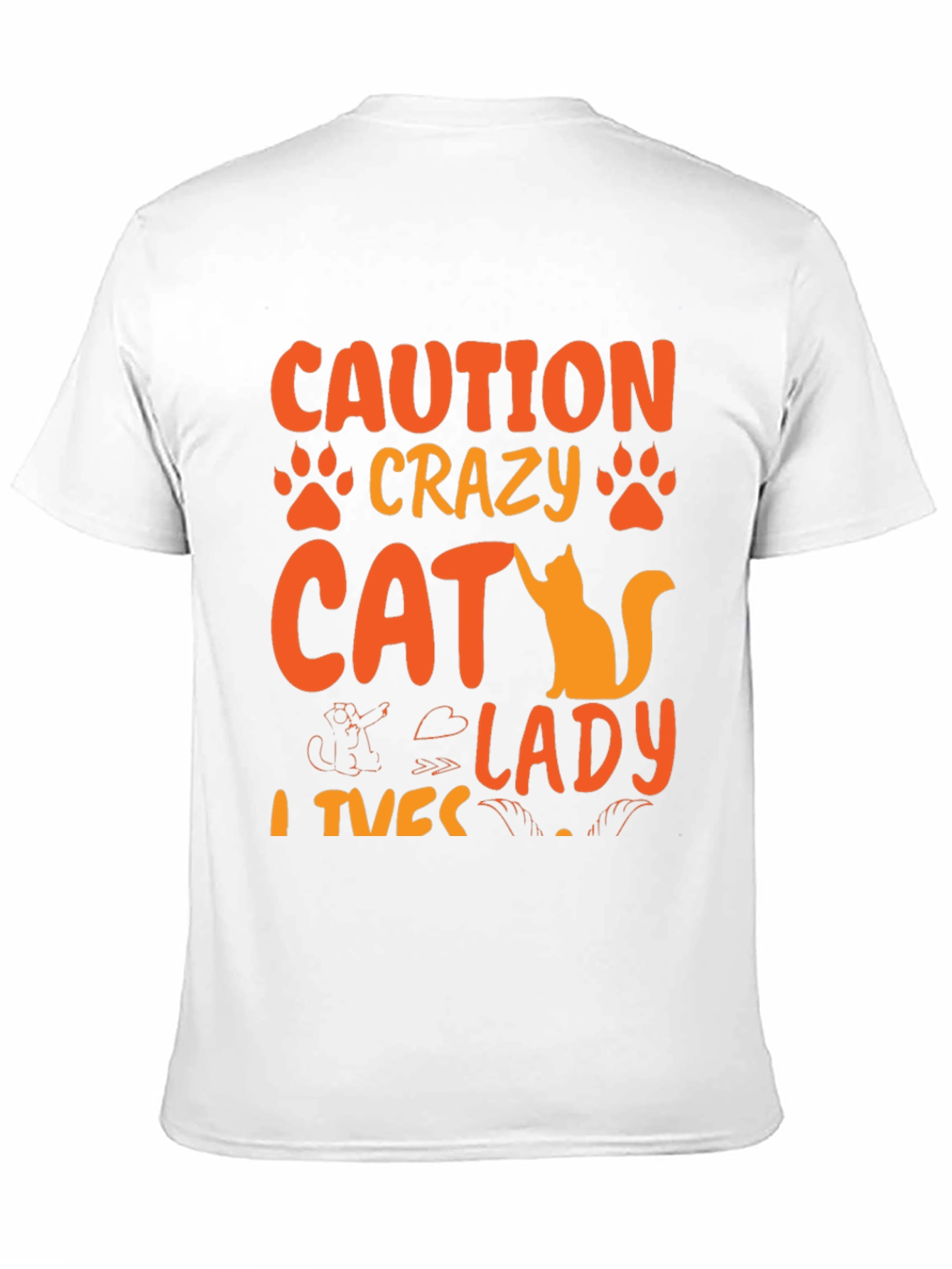 Crazy Cat Lady T-Shirt - Novelty Graphic Tee